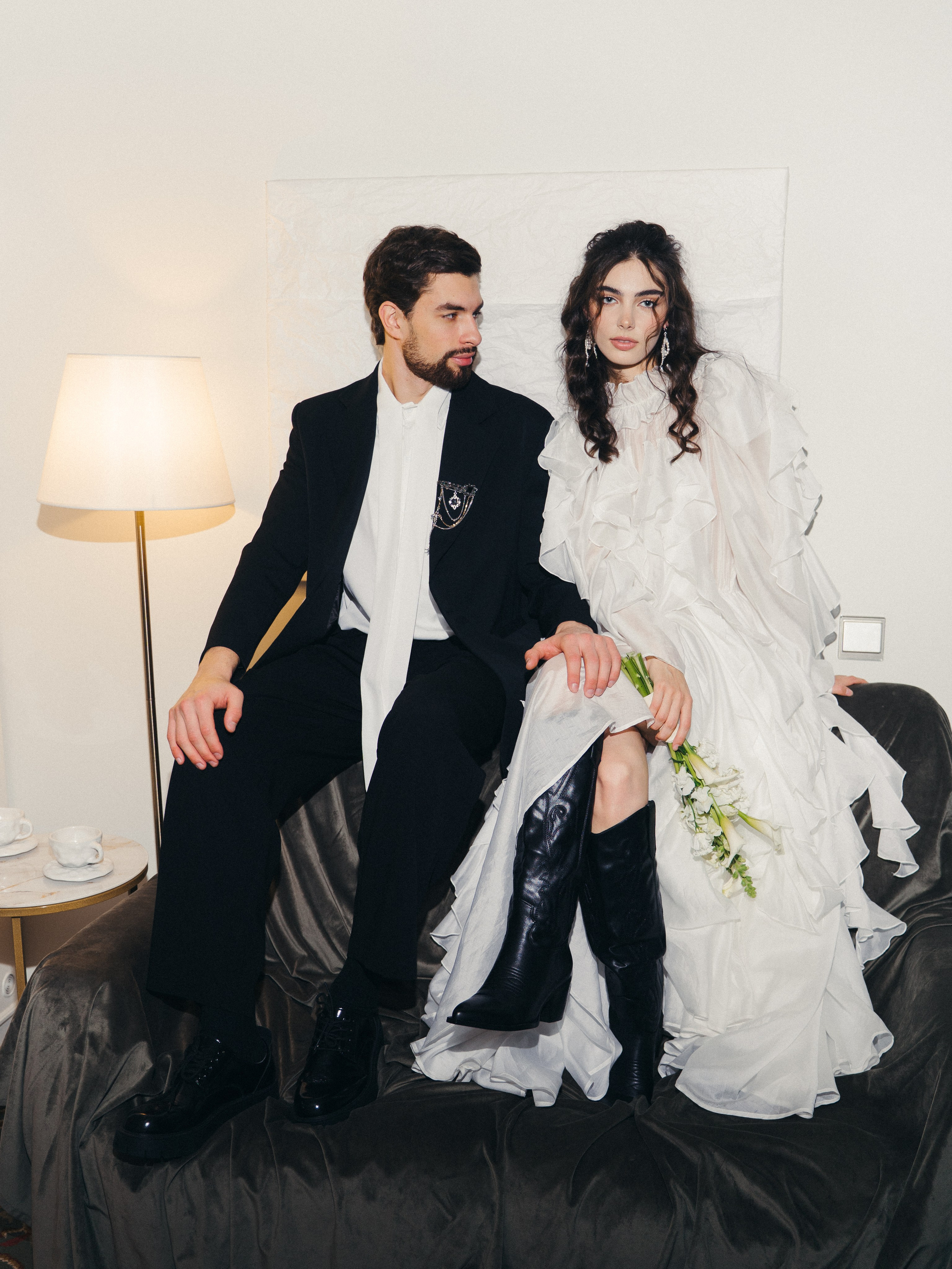 Тимур и Гала | Marco Polo hotel white. Фотограф Вероника Балабанова, Москва