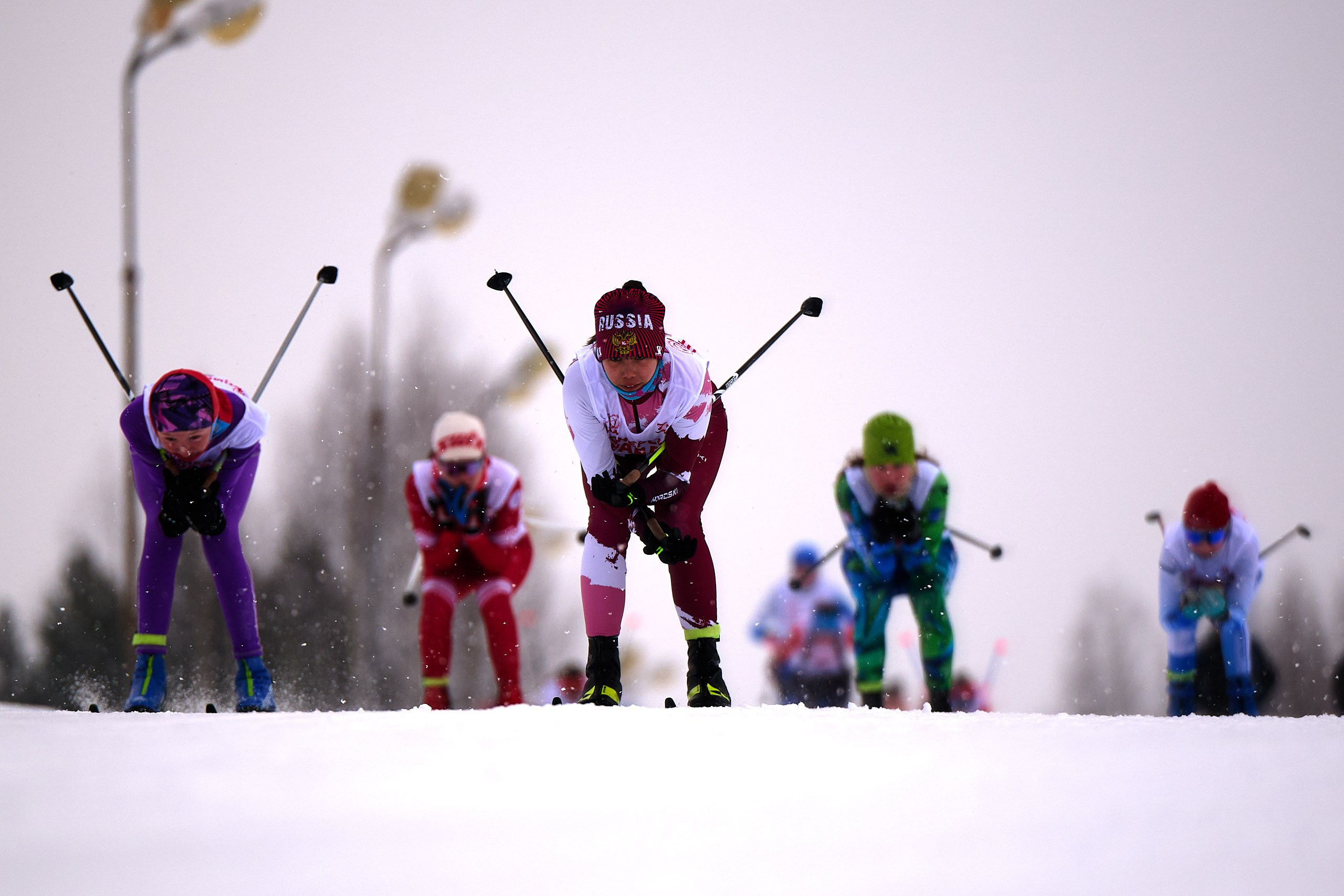 Всероссийские соревнования по лыжным гонкам «Пионерская правда». Ижевс. Спортивный репортажный фотограф в Ижевске Сергей Мерзляков