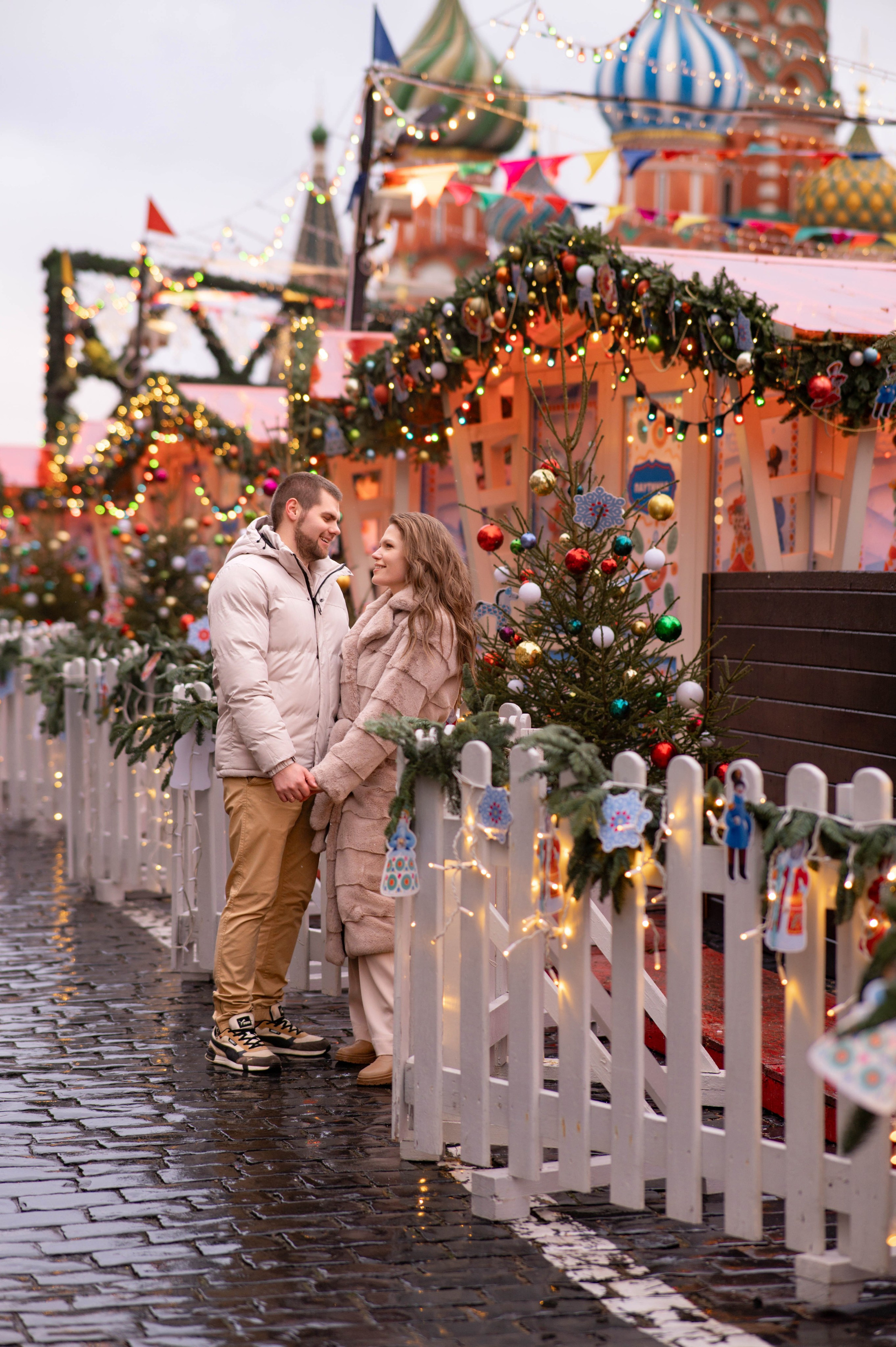 Дарья и Антон на Красной площади