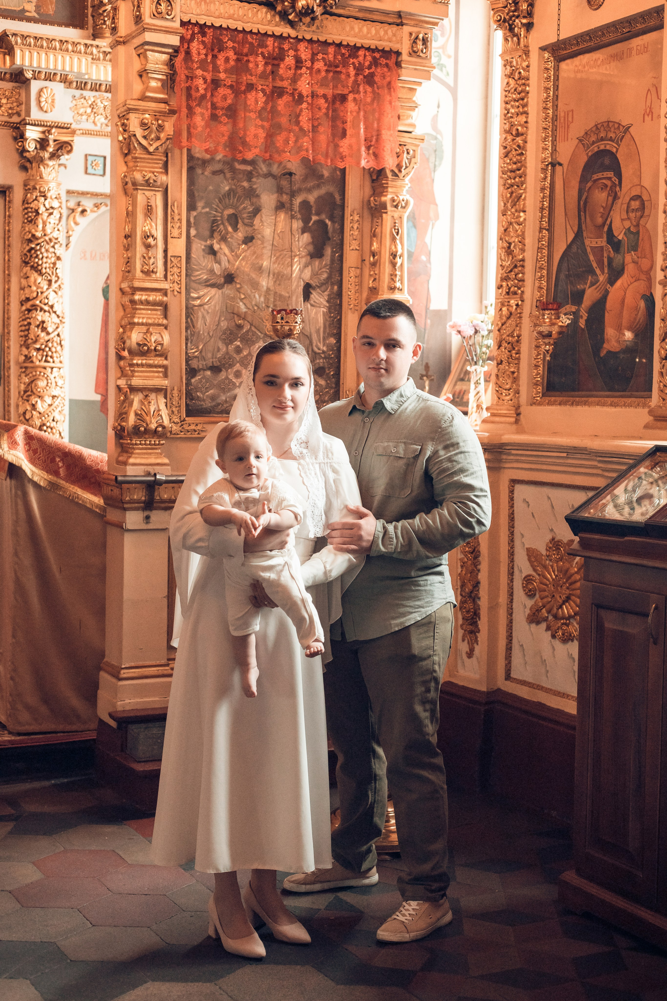 Таинство Крещения Ивана. Борисо-Глебский кафедральный собор. Семейный фотограф в Рязани и Рязанской области