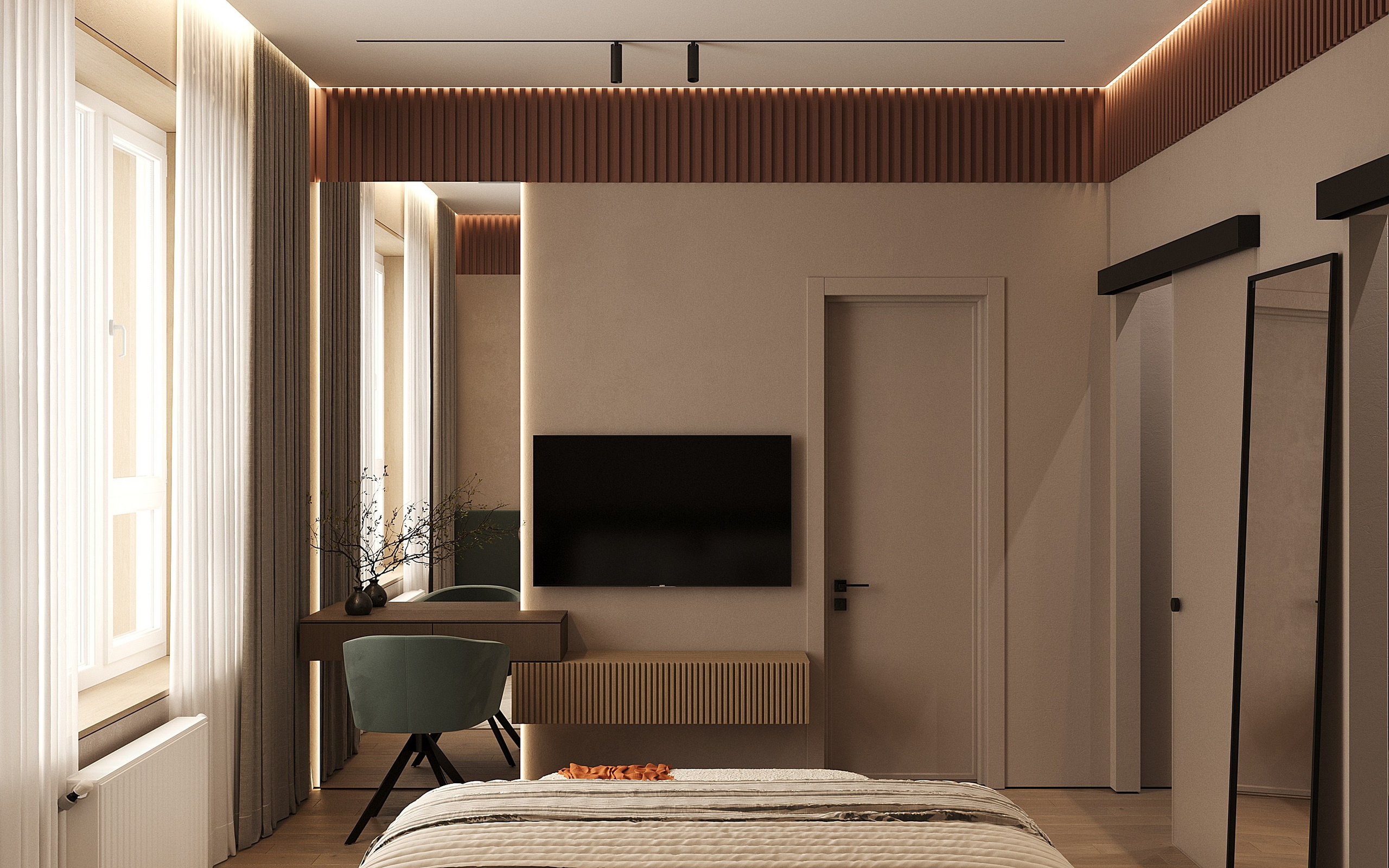 ЖК Символ 62 кв.м, г. Санкт-Петербург. 3d визуализатор Анастасия Науменко