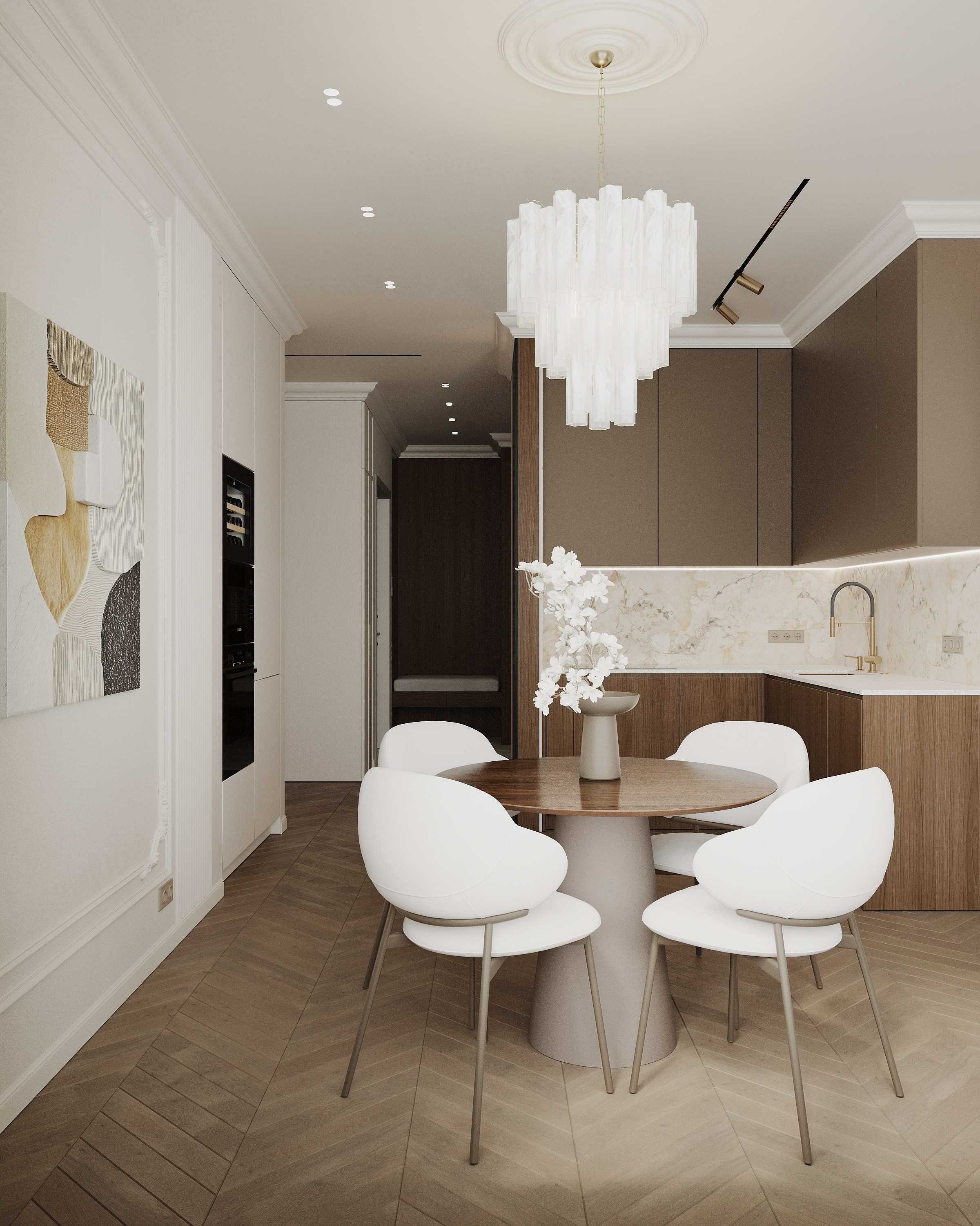 ЖК The One 65 кв.м, г. Санкт-Петербург. 3d визуализатор Анастасия Науменко