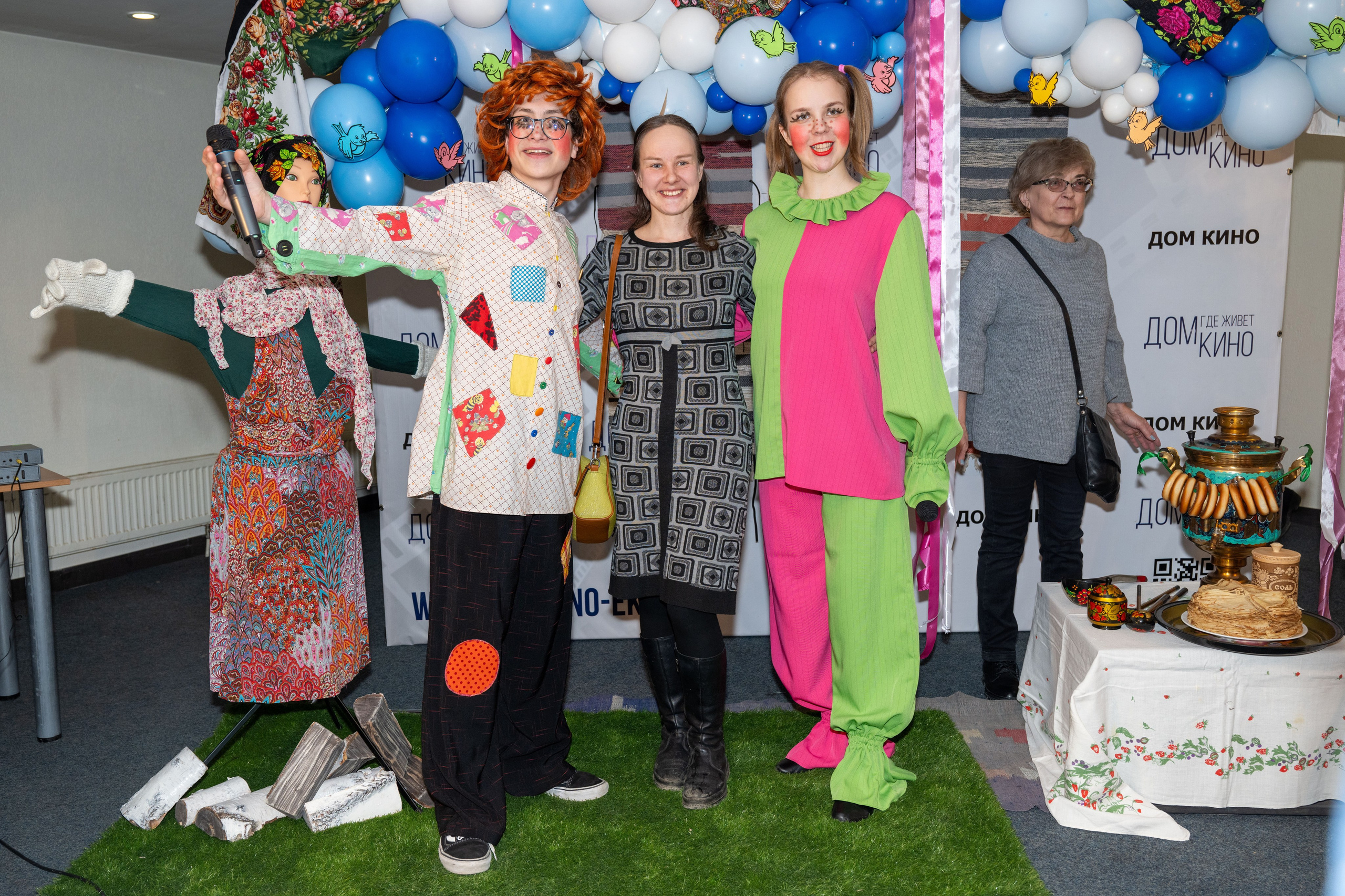 Съёмка в Доме кино