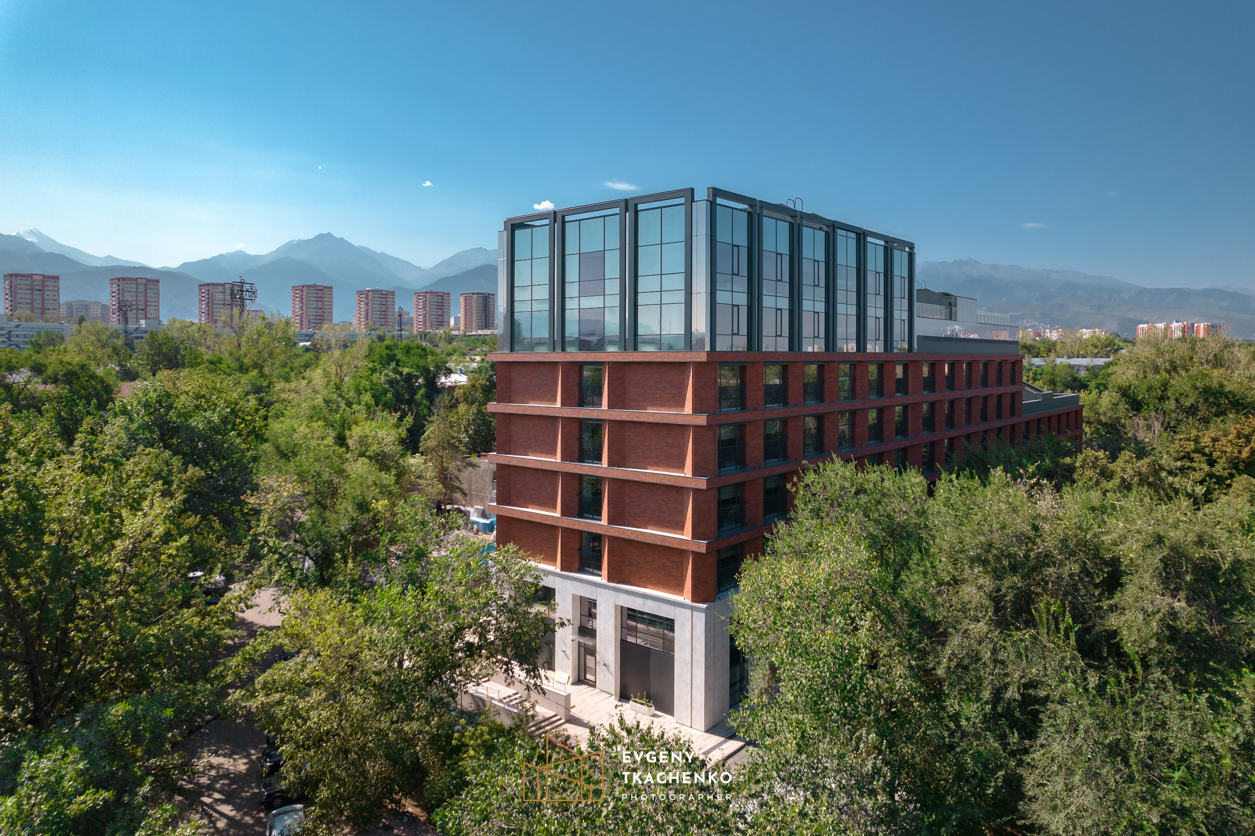 Общежитие университета NarXoz в Алматы. Архитектурный и интерьерный фотограф в Казахстане