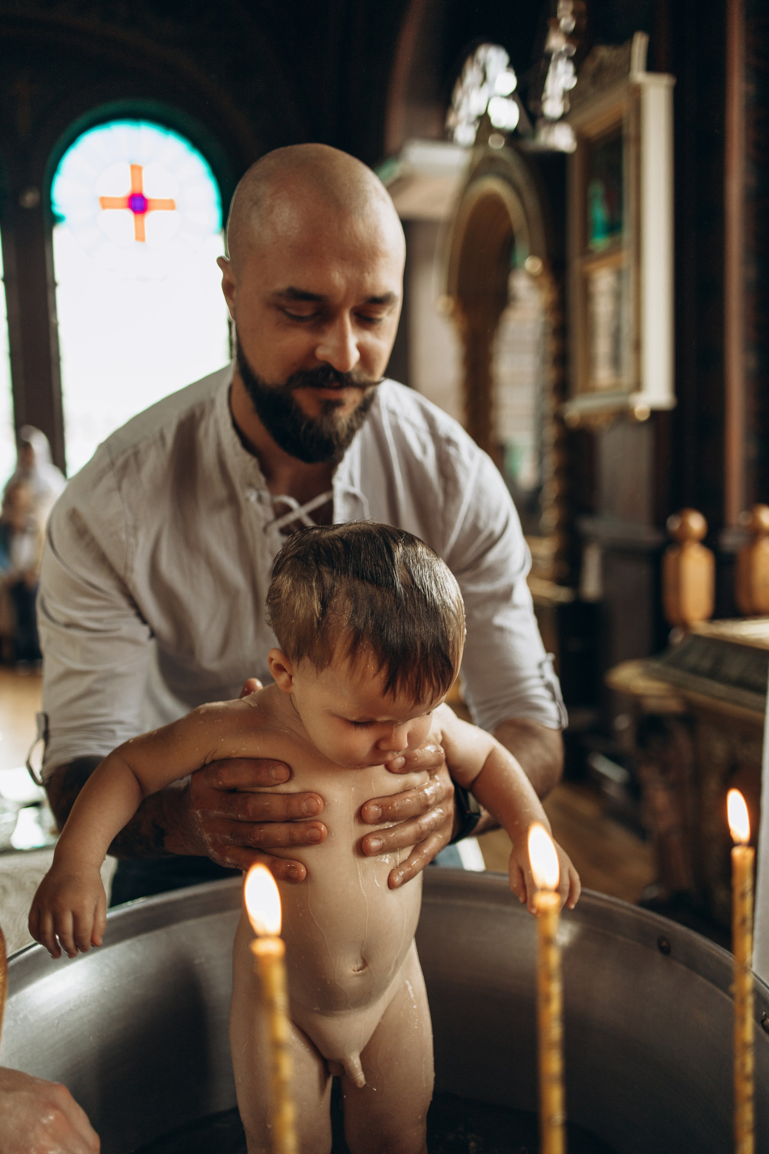 Таинство крещения Матвея. Самый теплый фотограф в Краснодаре Рябоконь Ксения