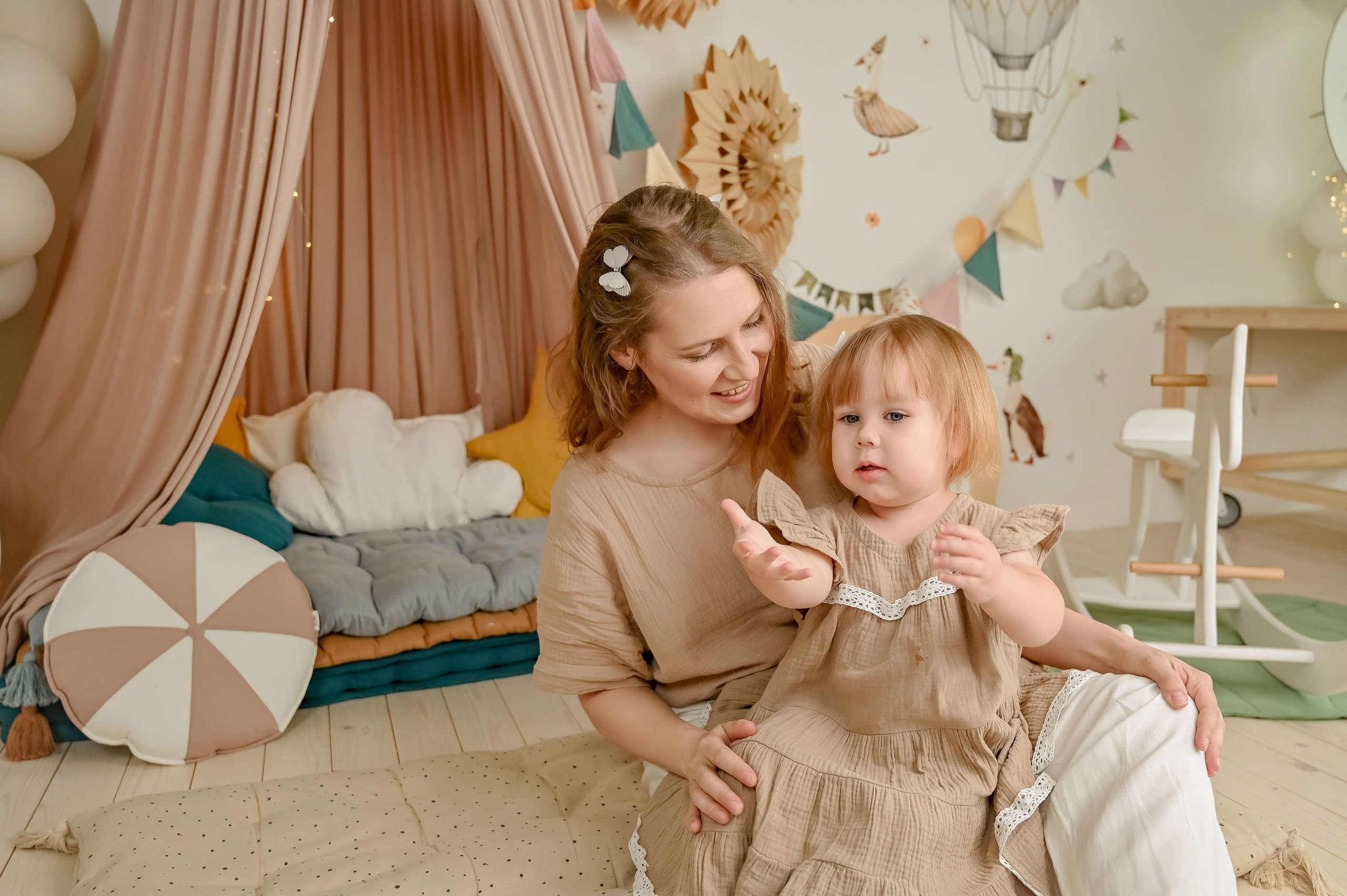 Студийная фотоссессия, 2 годика. Семейный и свадебный фотограф в г. Уфа Динара