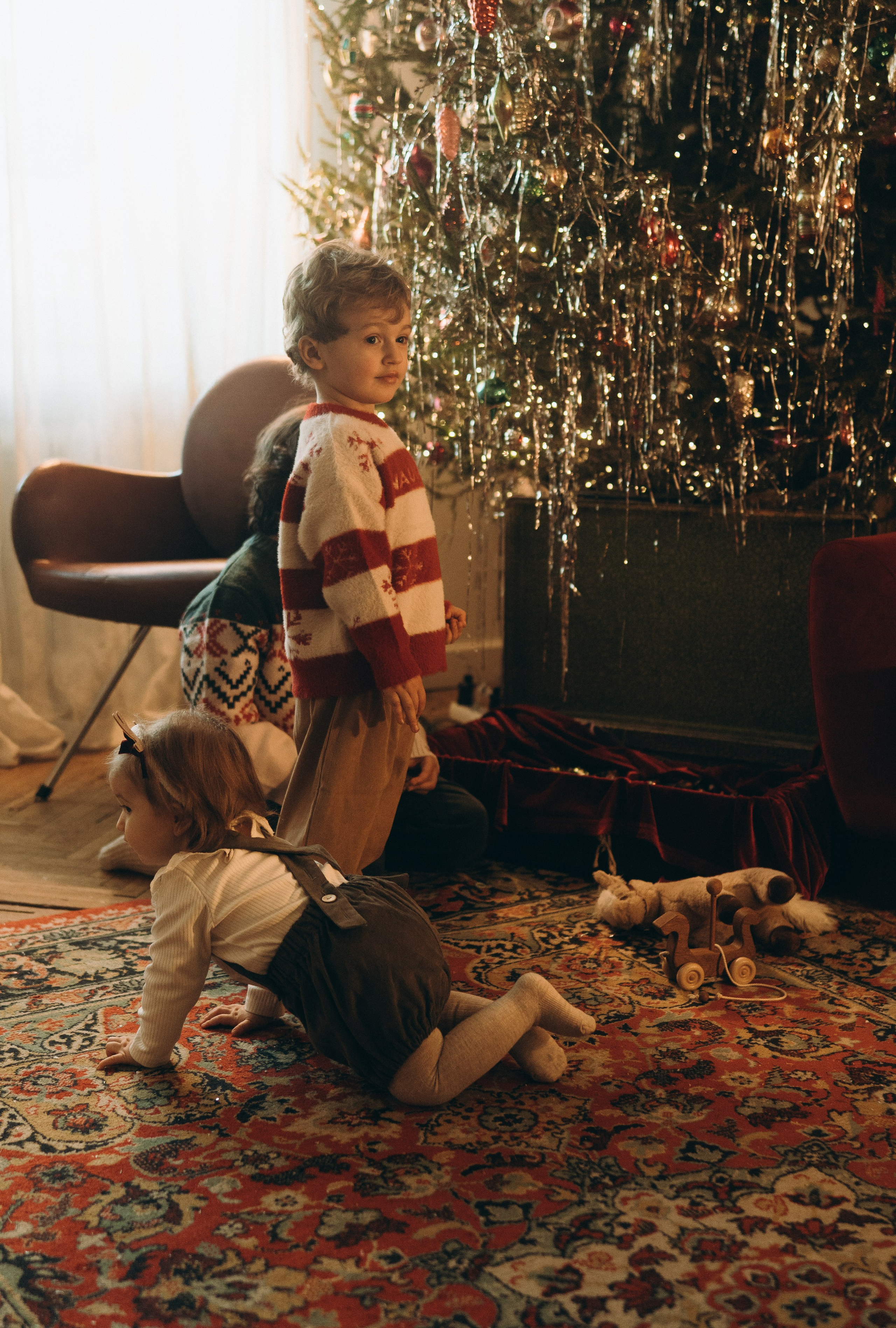 Годик или Ретро Новый год. Семейный, ньюборн фотограф, фотограф на роды в Москве, Виктория Тюльдюкова