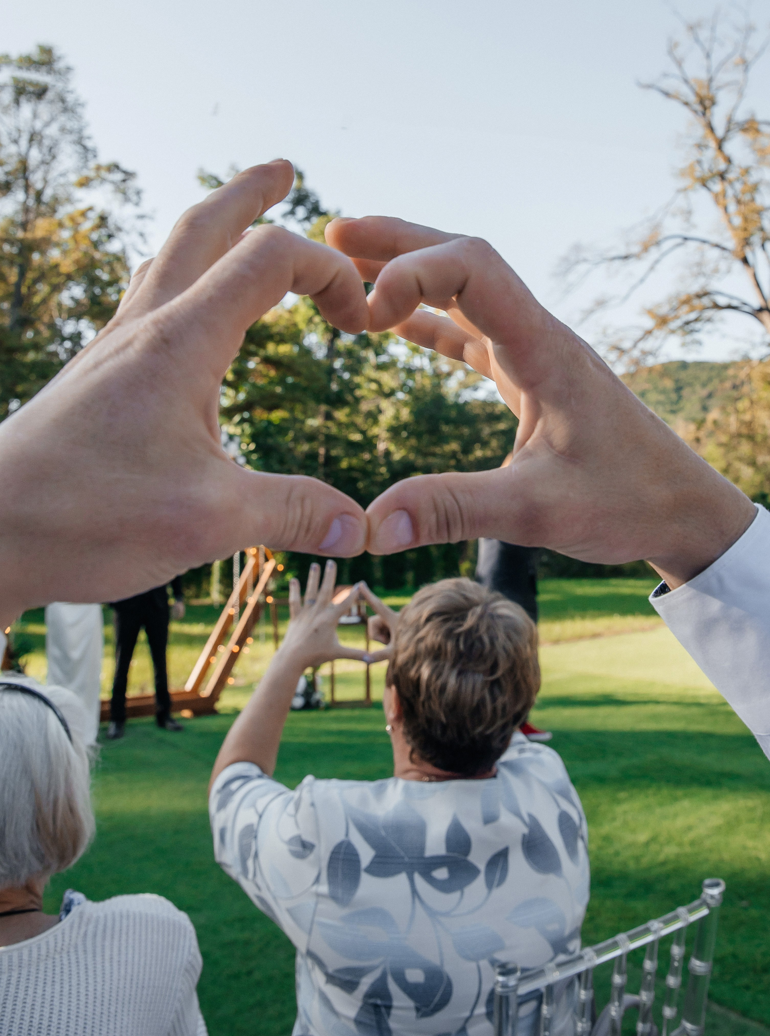 Свадьба на открытом воздухе. Свадебный и семейный фотограф в Москве Олеся Подколзина