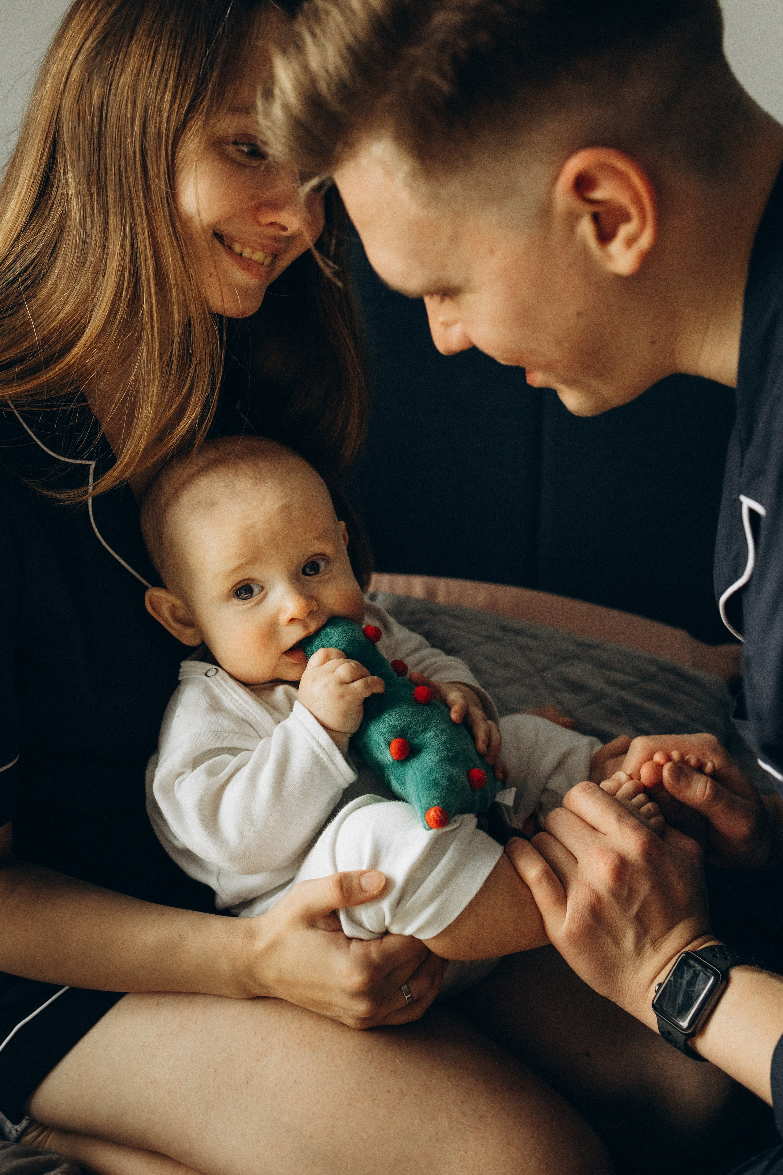 Первый Новый год Андрюши. Фотограф lifestylе в Москве Пшеничная Анастасия