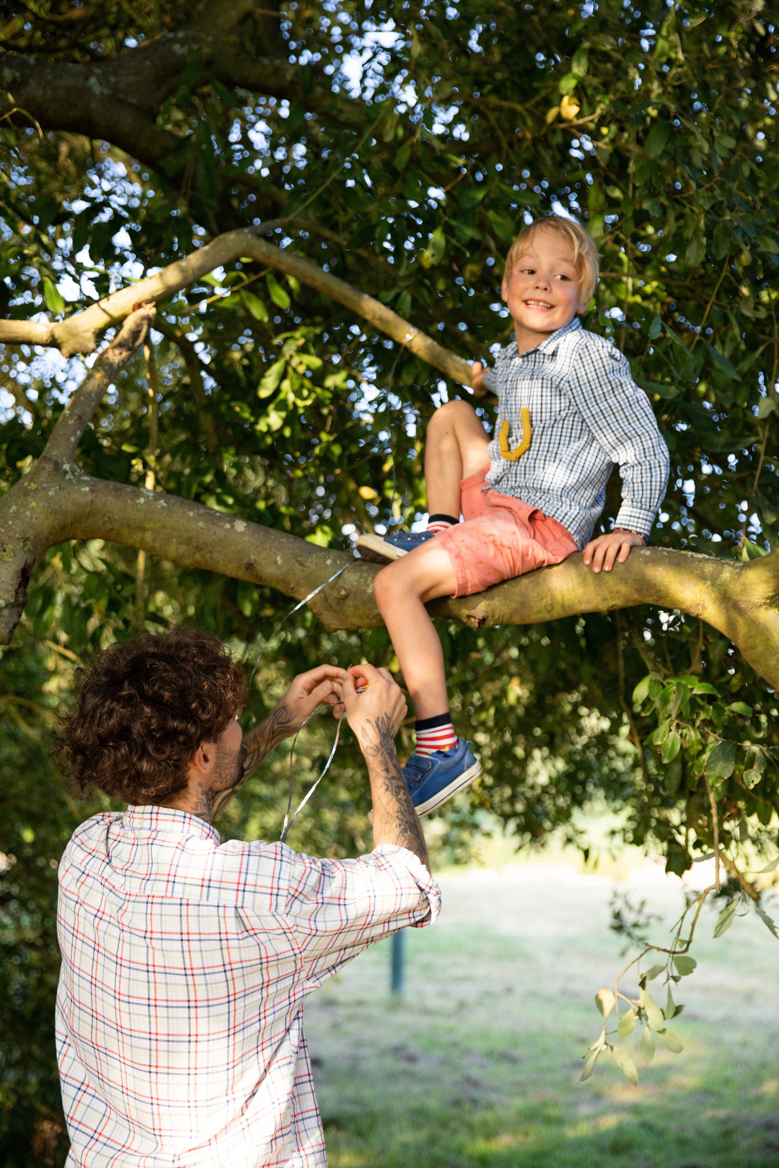 Children's birthday party in the park