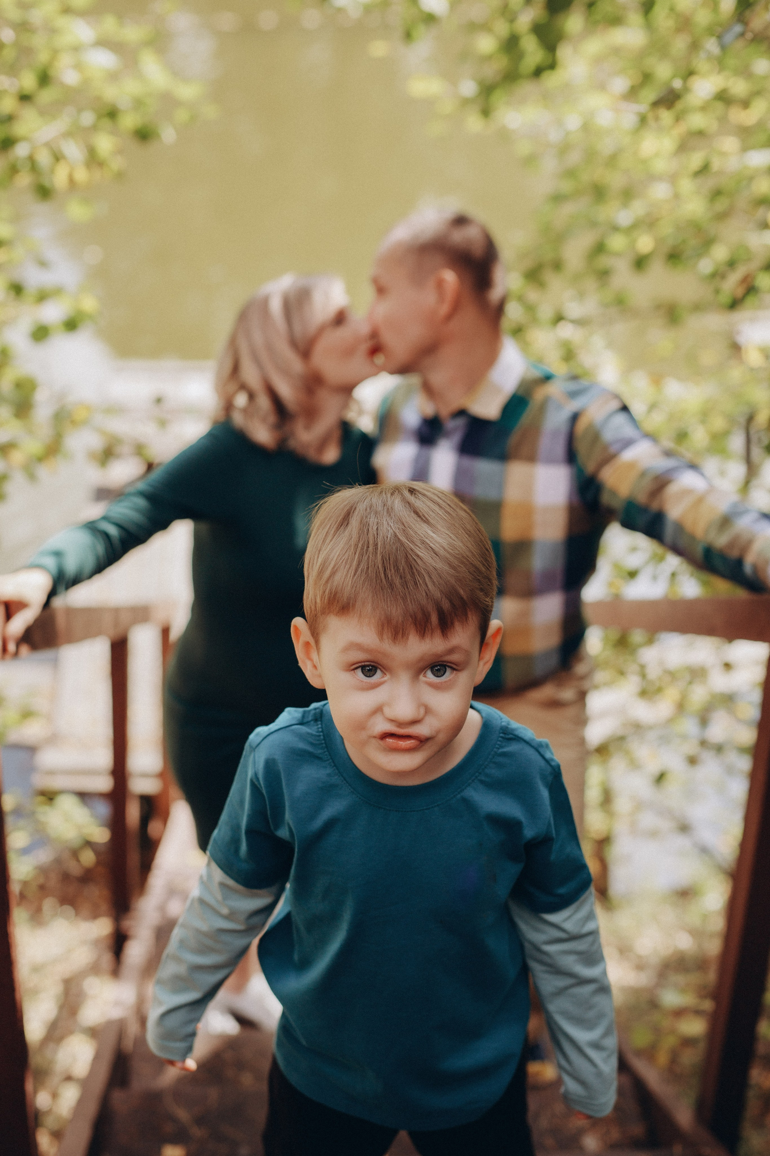 Елена и семья. Фотограф Анастасия Петрова
