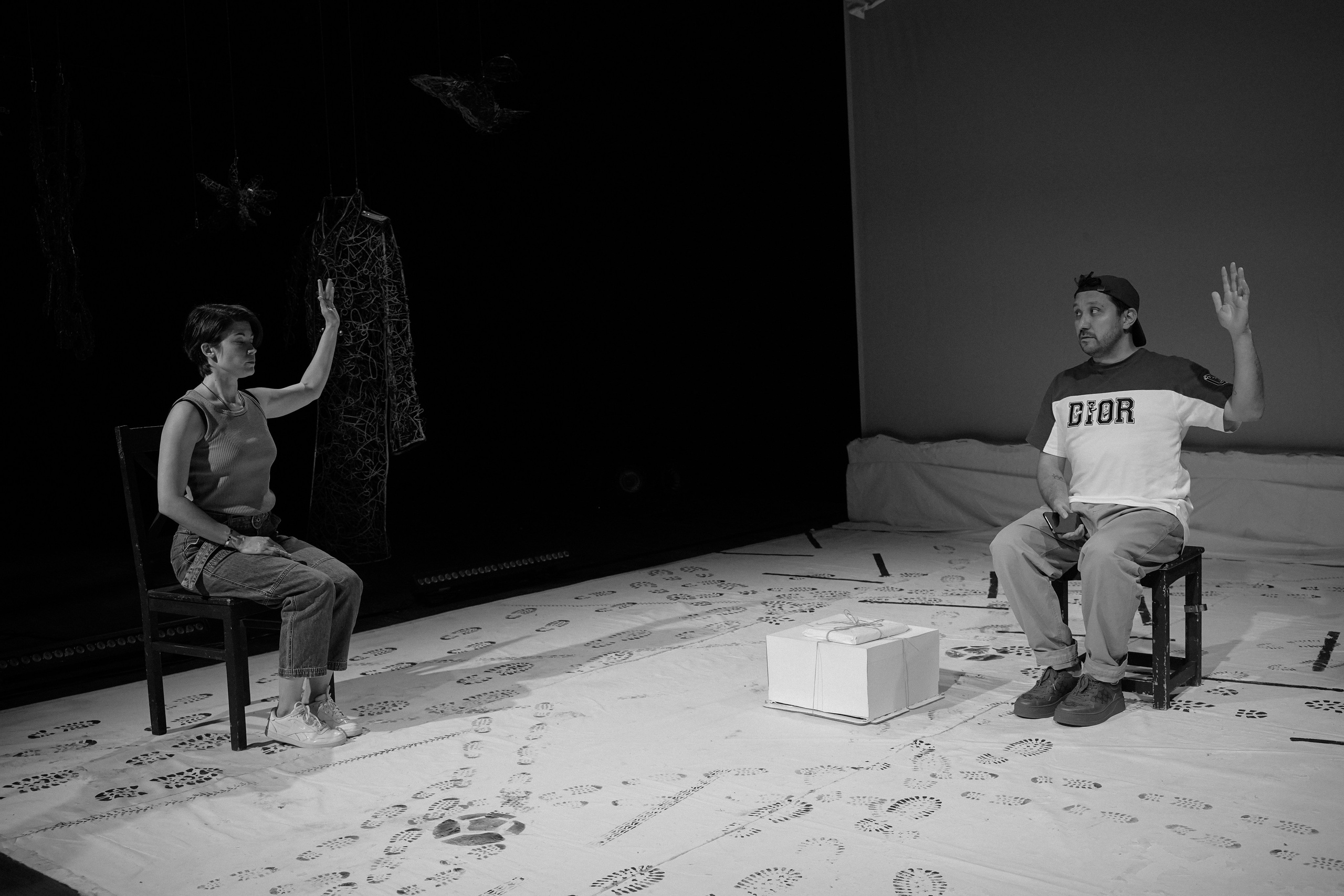 Rehearsal of the play “Mom, who’s that in the picture?”. Katyavasileva