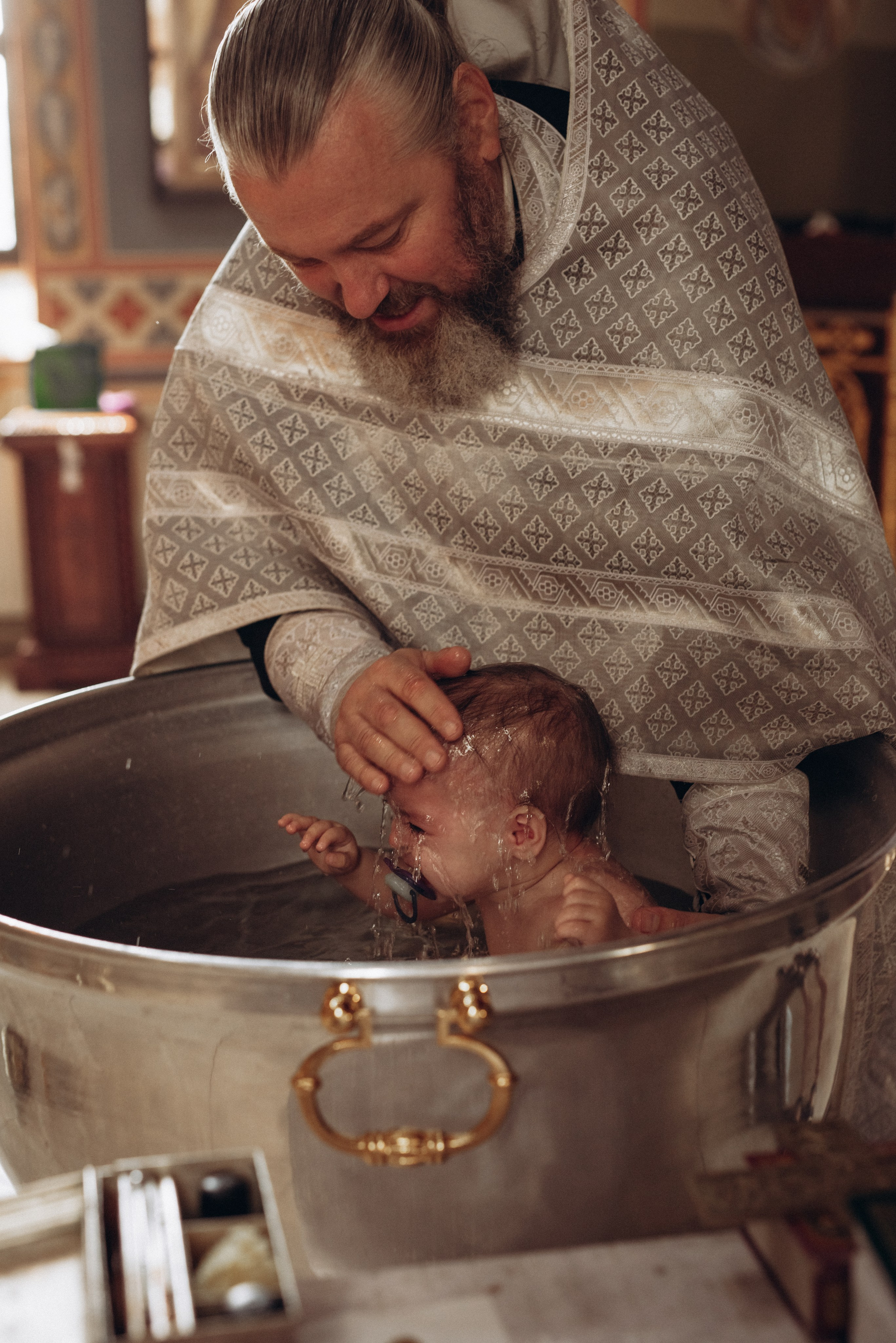 Крещение Ксении и Елизаветы. Фотограф новорождённых и семейный фотограф в Иваново Любовь Капранова