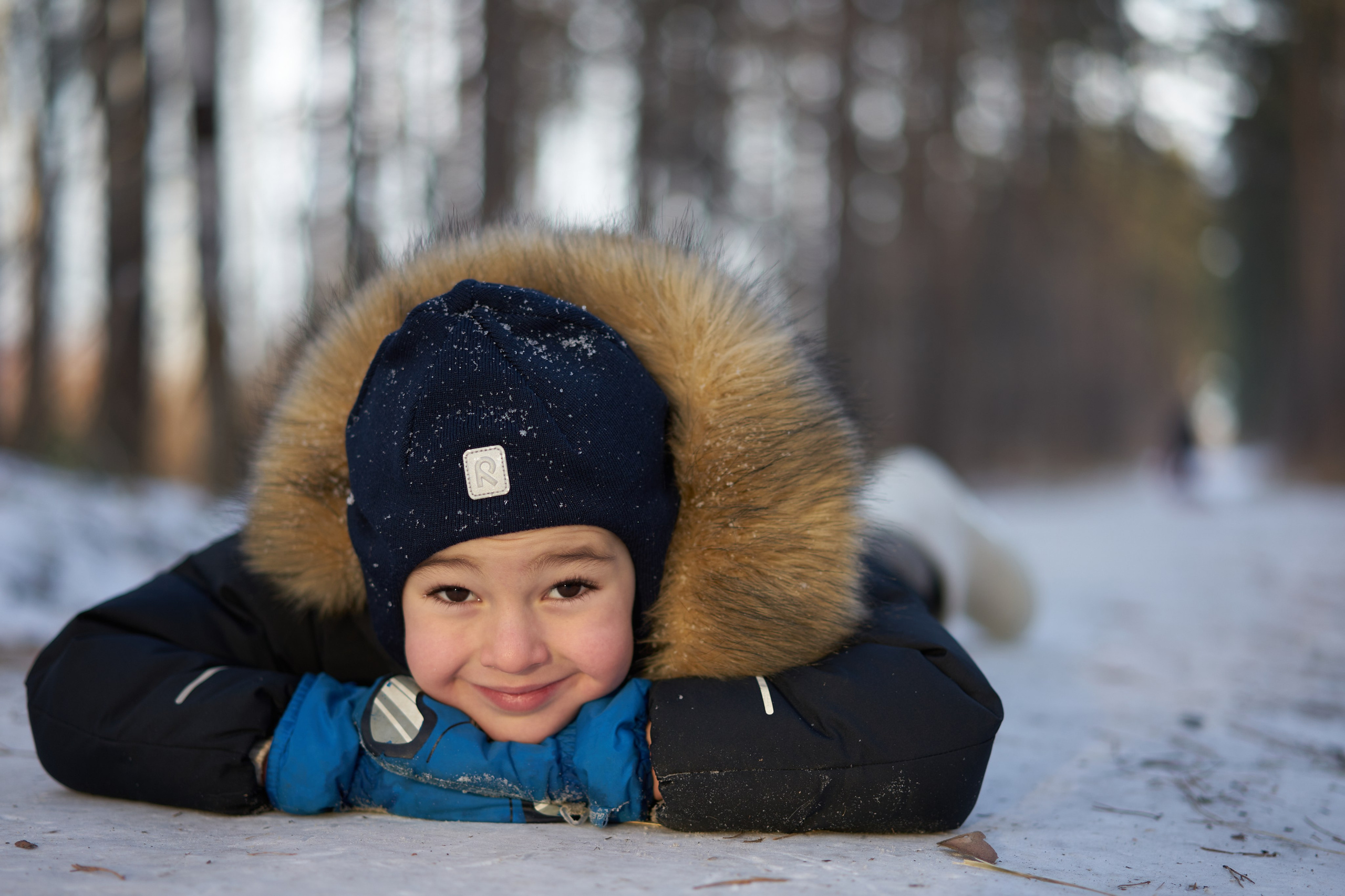 Семейная фотосессия зимой в лесу. Фотограф Екатеринбург Кокшарова Александра