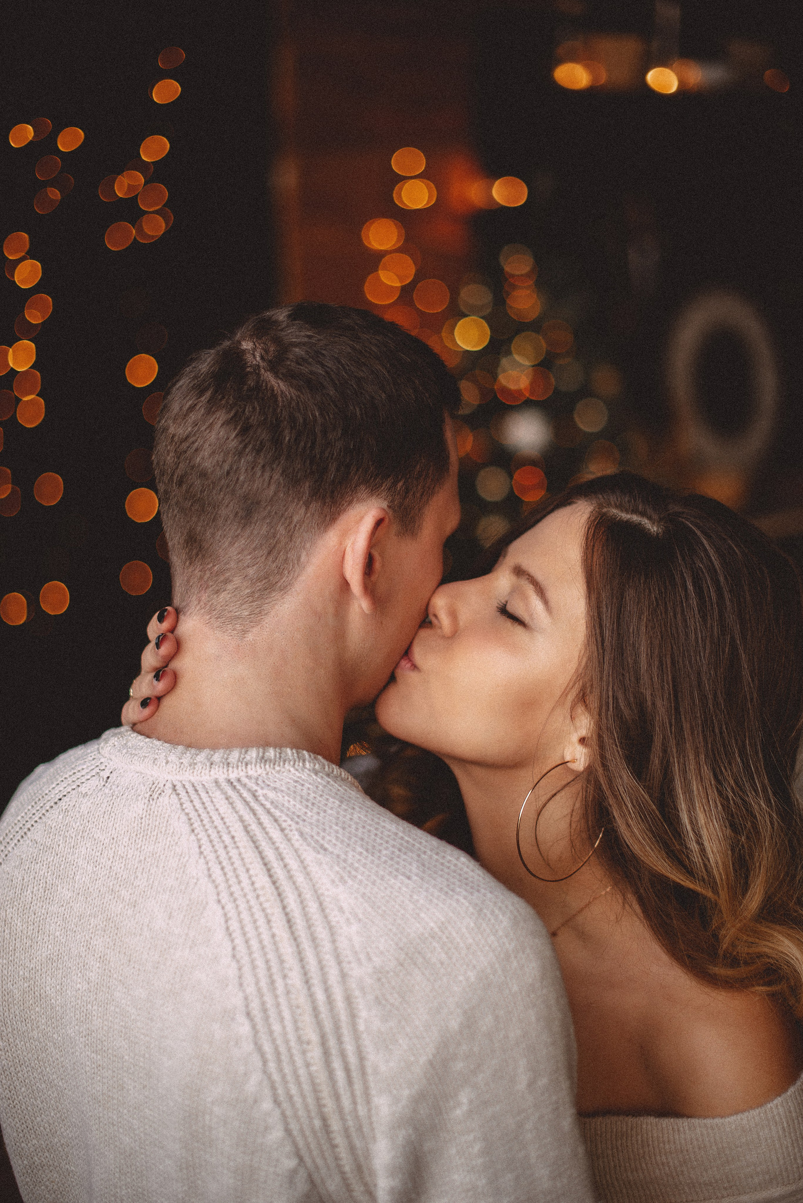 Новогодняя фотосессия Лавстори в студии. Семейная фотосессия Бутово Москва фотограф Алина Морщагина