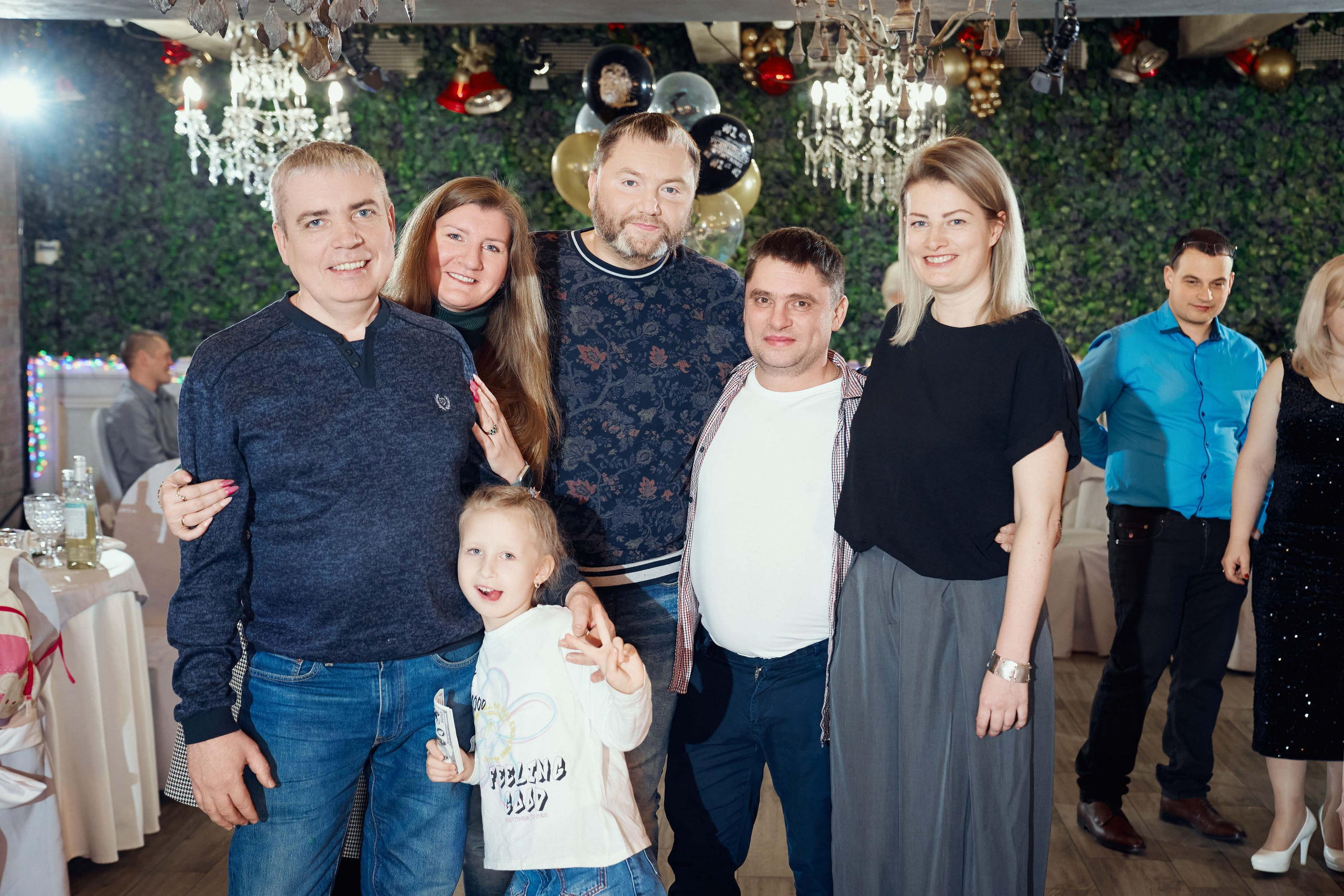 Репортажная фотосъёмка юбилея 45 лет в ресторане Стравинская гавань