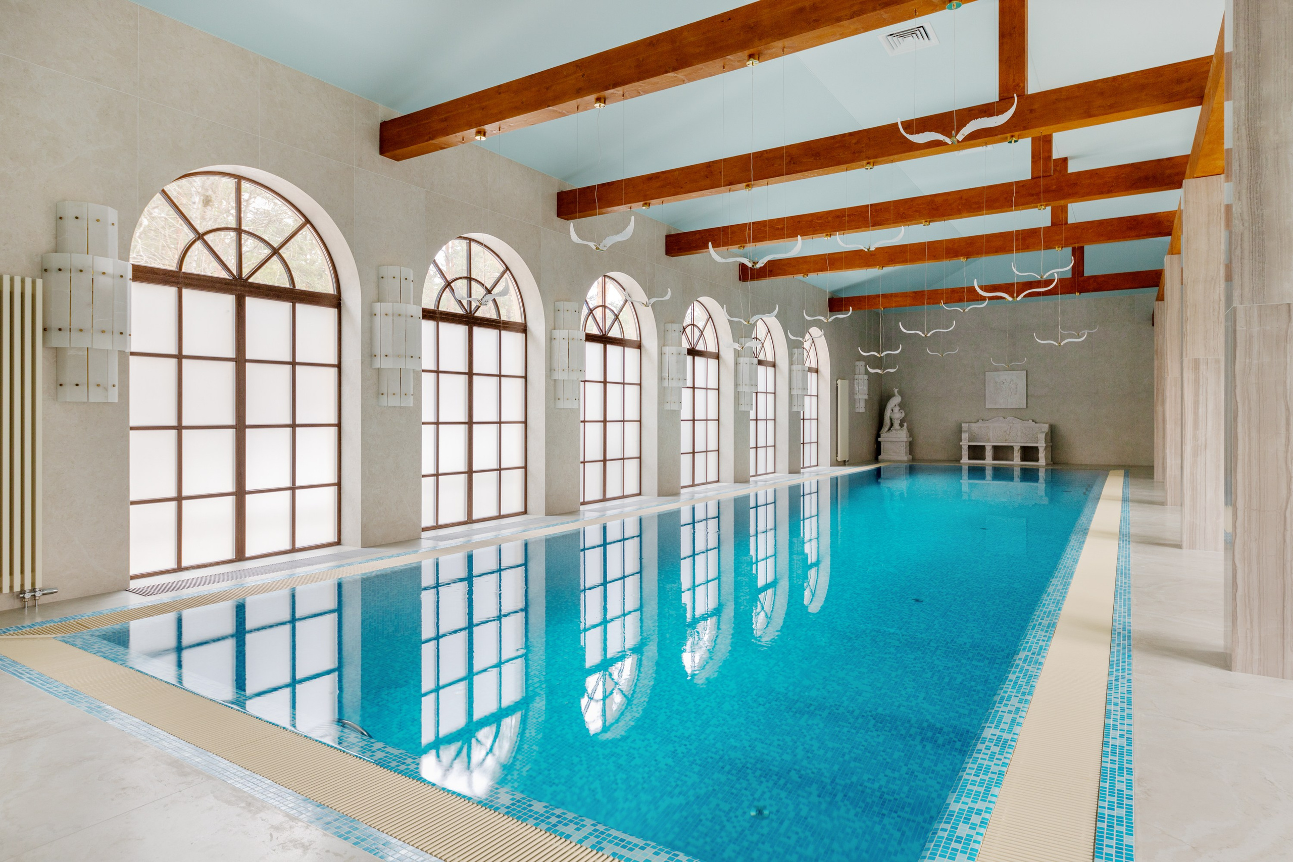 Интерьерная съемка бассейна. Интерьерный фотограф в Санкт-Петербурге Екатерина Цыбулько