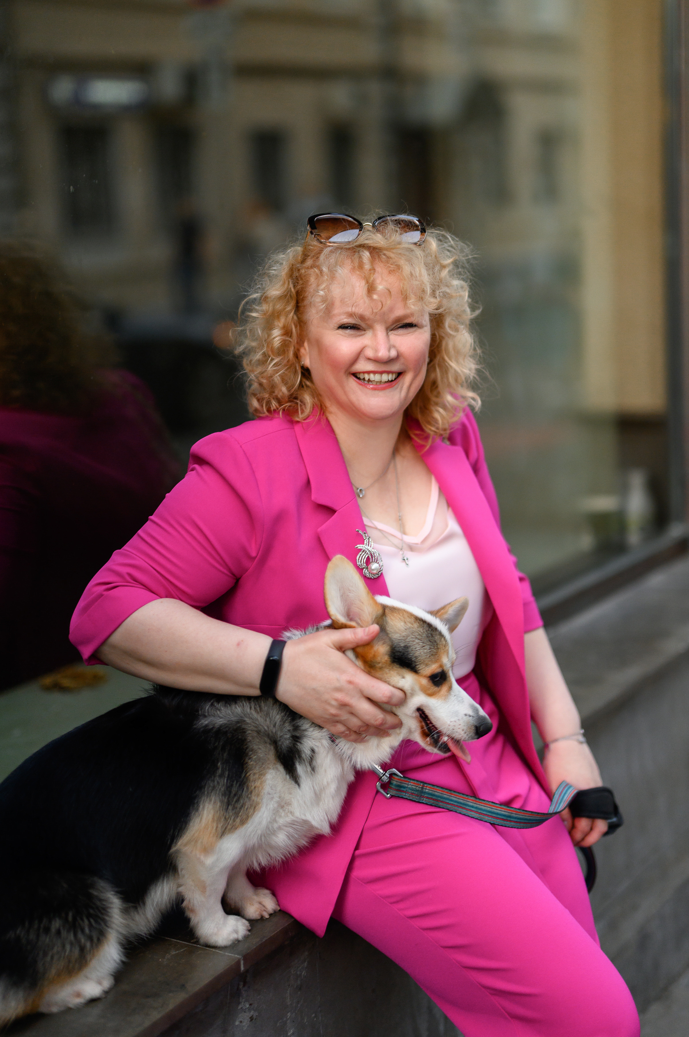 Патриаршие пруды. Фотосессия с Корги. Semerlina.ru