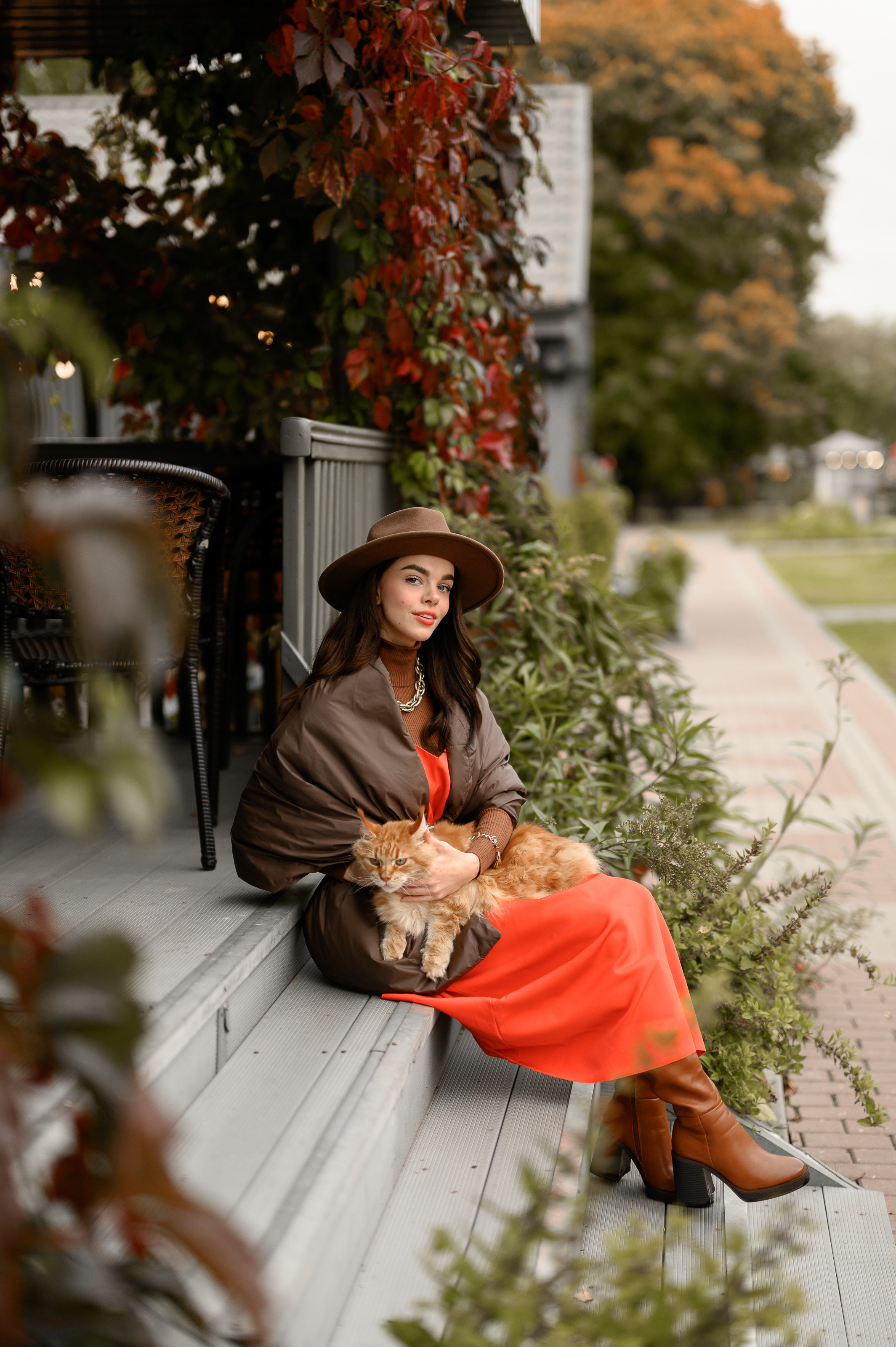 Фотосессия с рыжим котом. Semerlina.ru