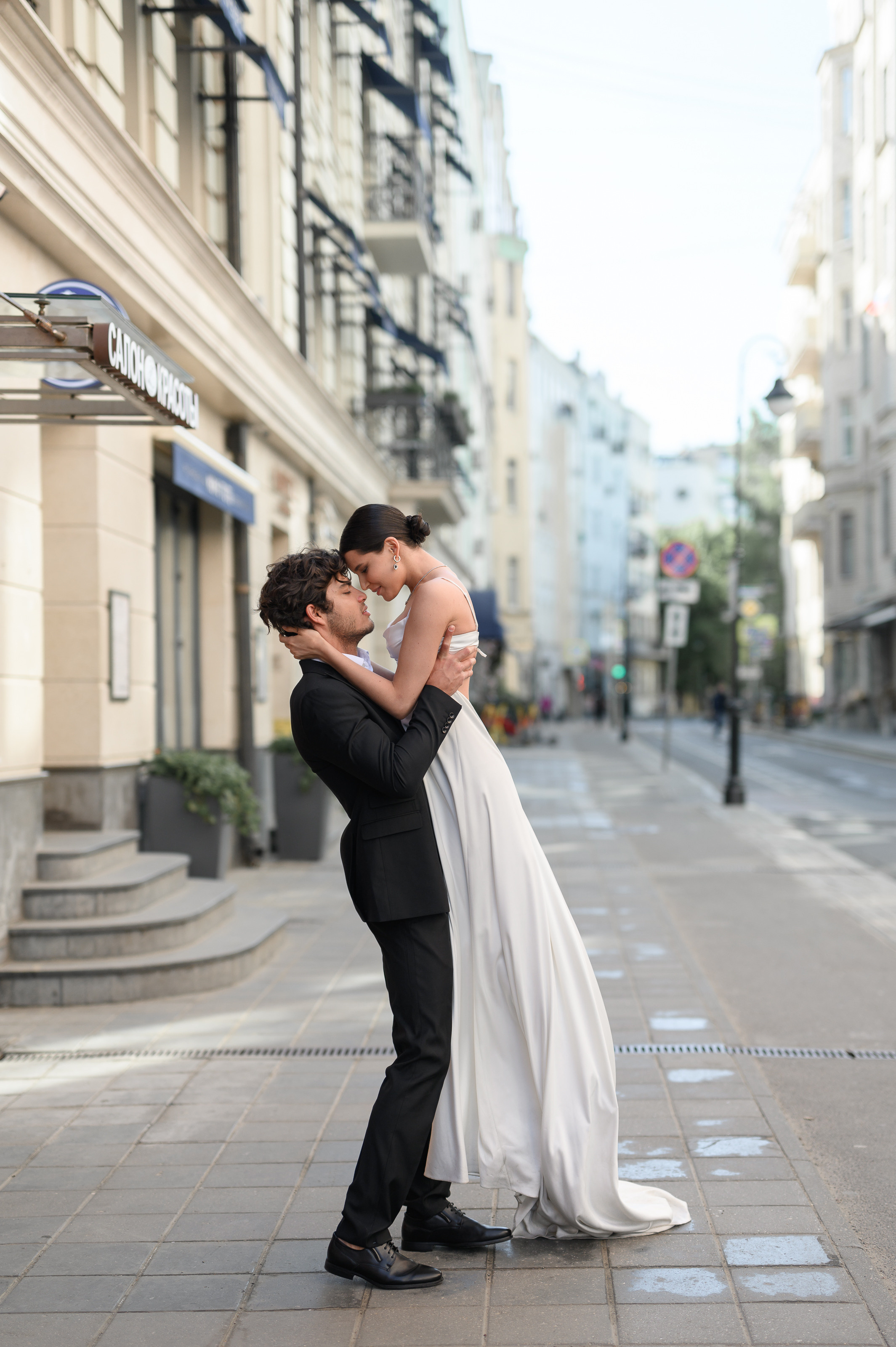 Свадебная прогулка на Патриарших. Semerlina.ru