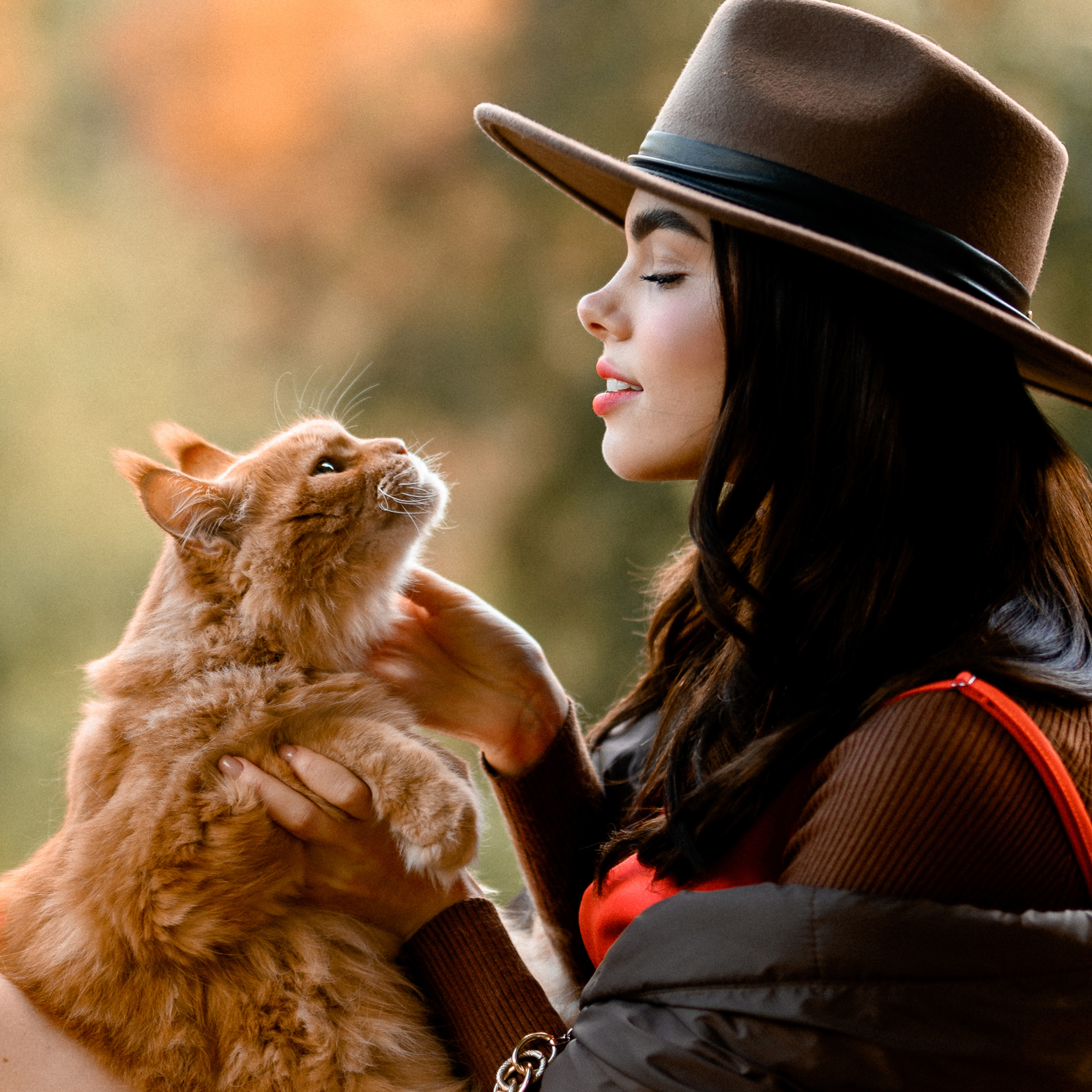 Фотосессия с рыжим котом. Semerlina.ru