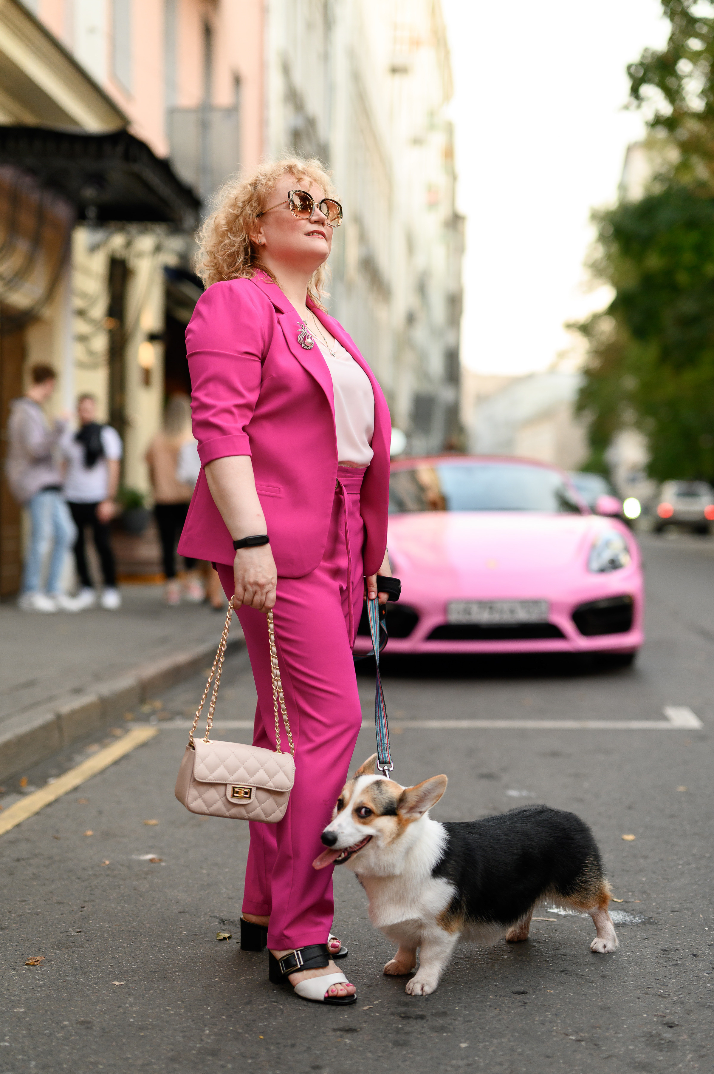 Патриаршие пруды. Фотосессия с Корги. Semerlina.ru