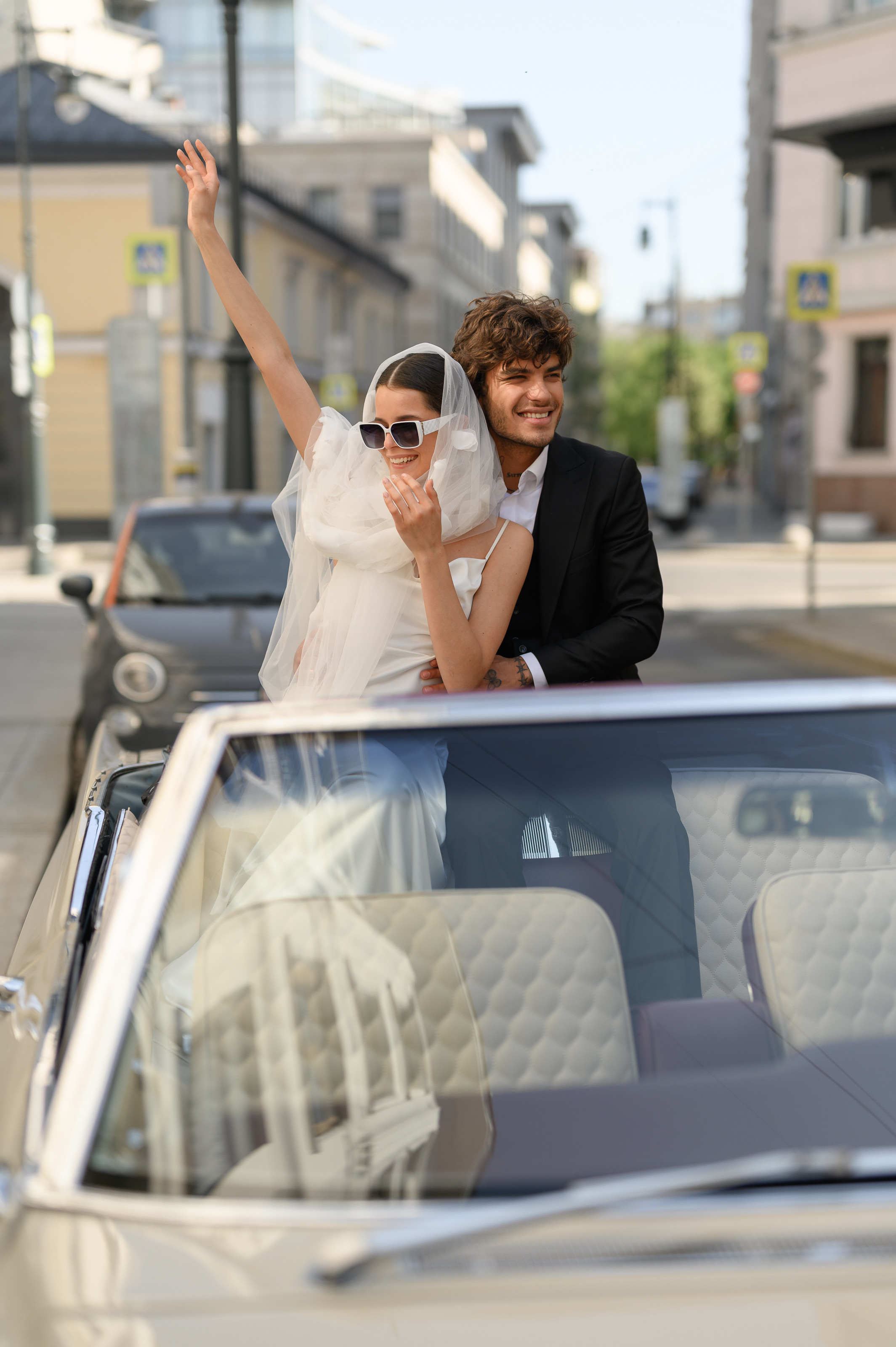 Свадебная прогулка на Патриарших. Semerlina.ru