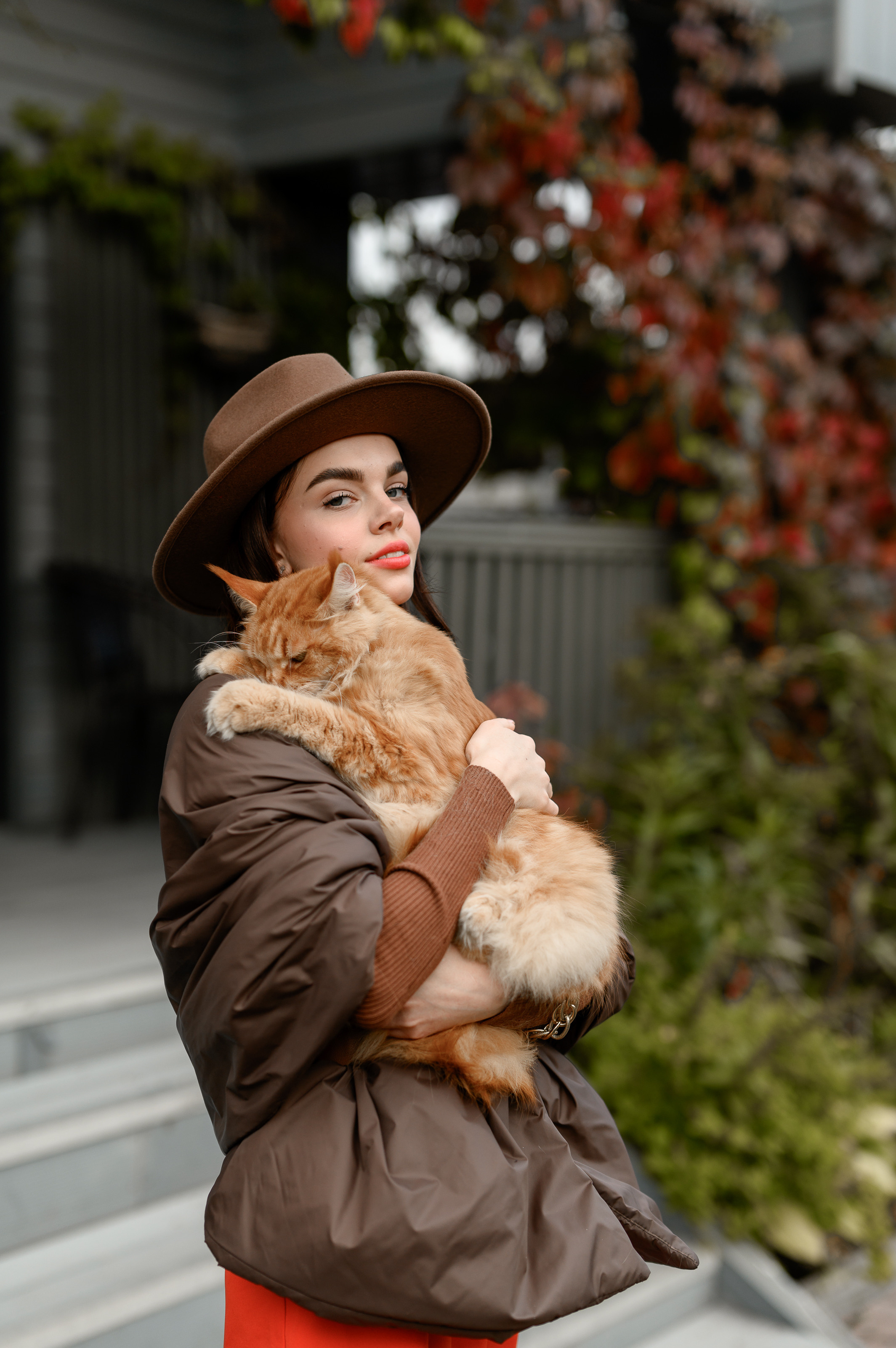 Фотосессия с рыжим котом. Semerlina.ru