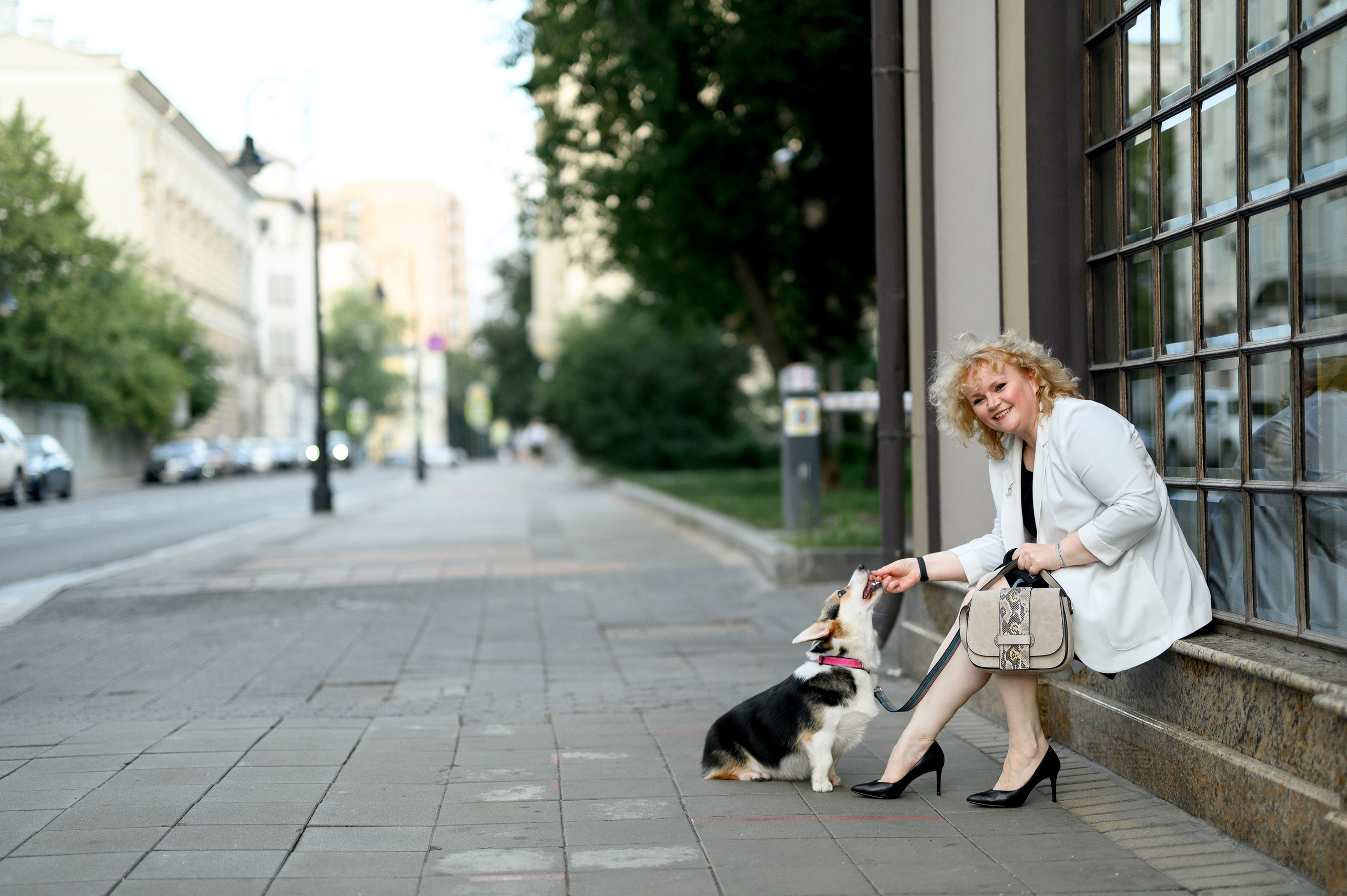 Патриаршие пруды. Фотосессия с Корги. Semerlina.ru