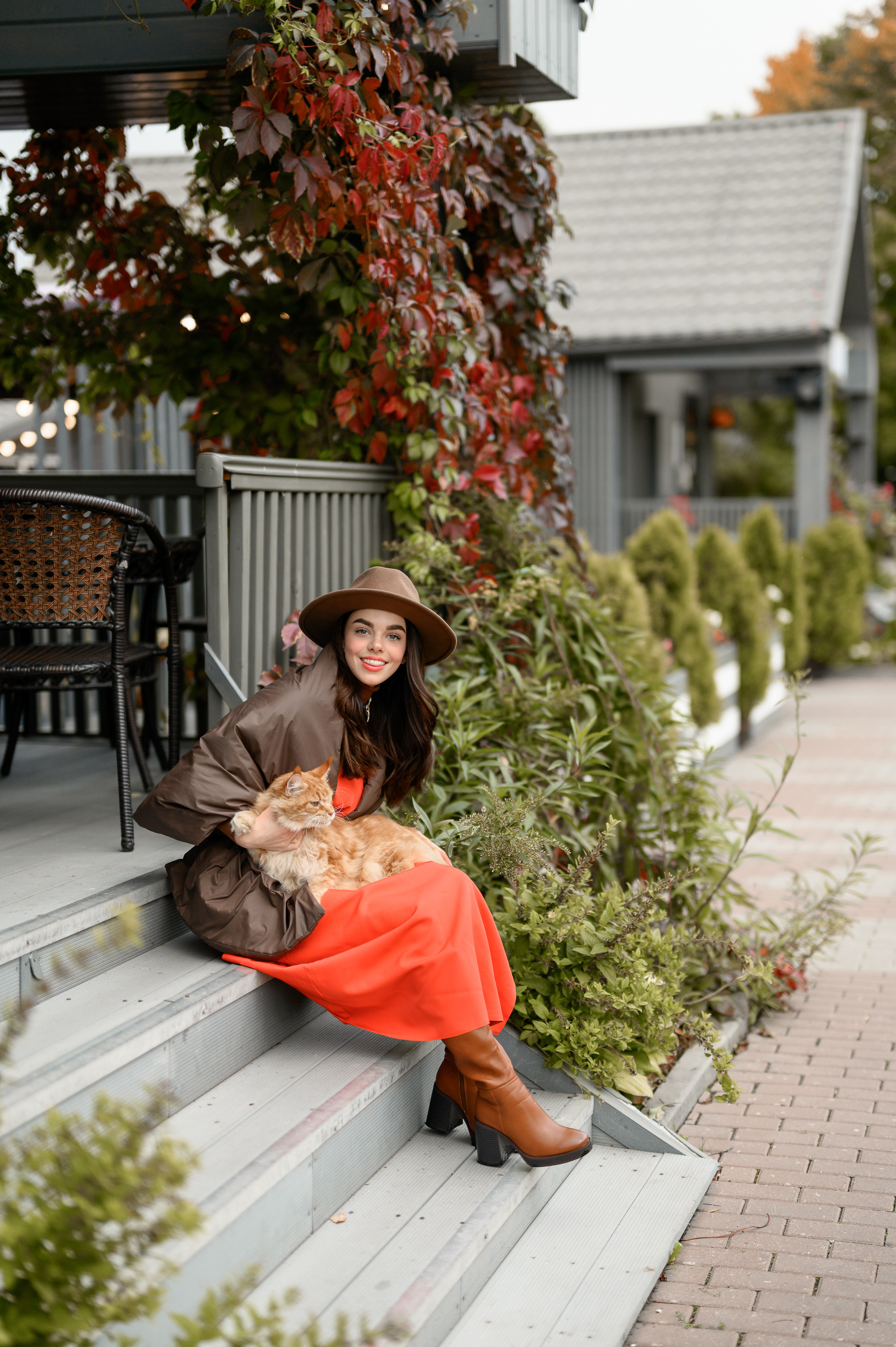 Фотосессия с рыжим котом. Semerlina.ru