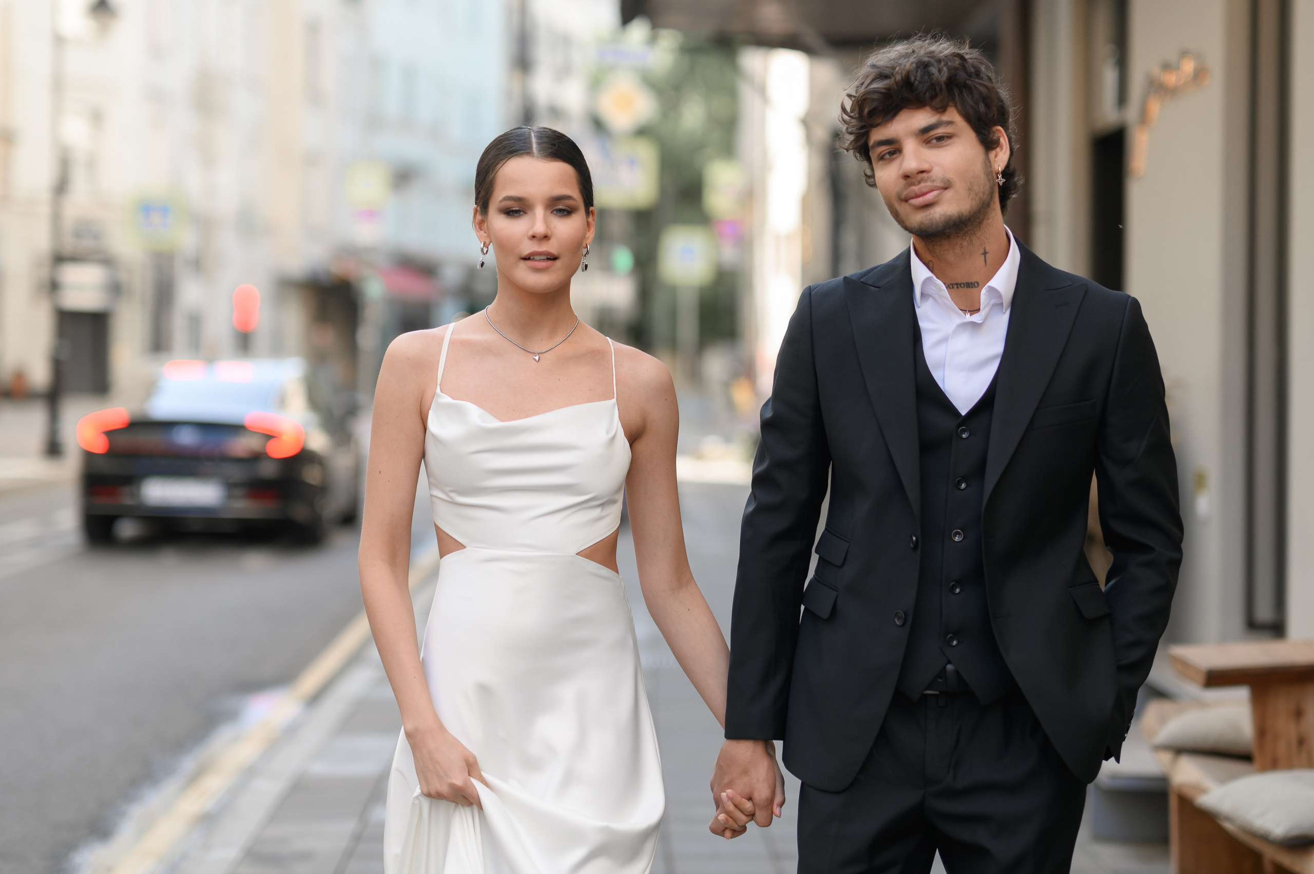 Свадебная прогулка на Патриарших. Semerlina.ru