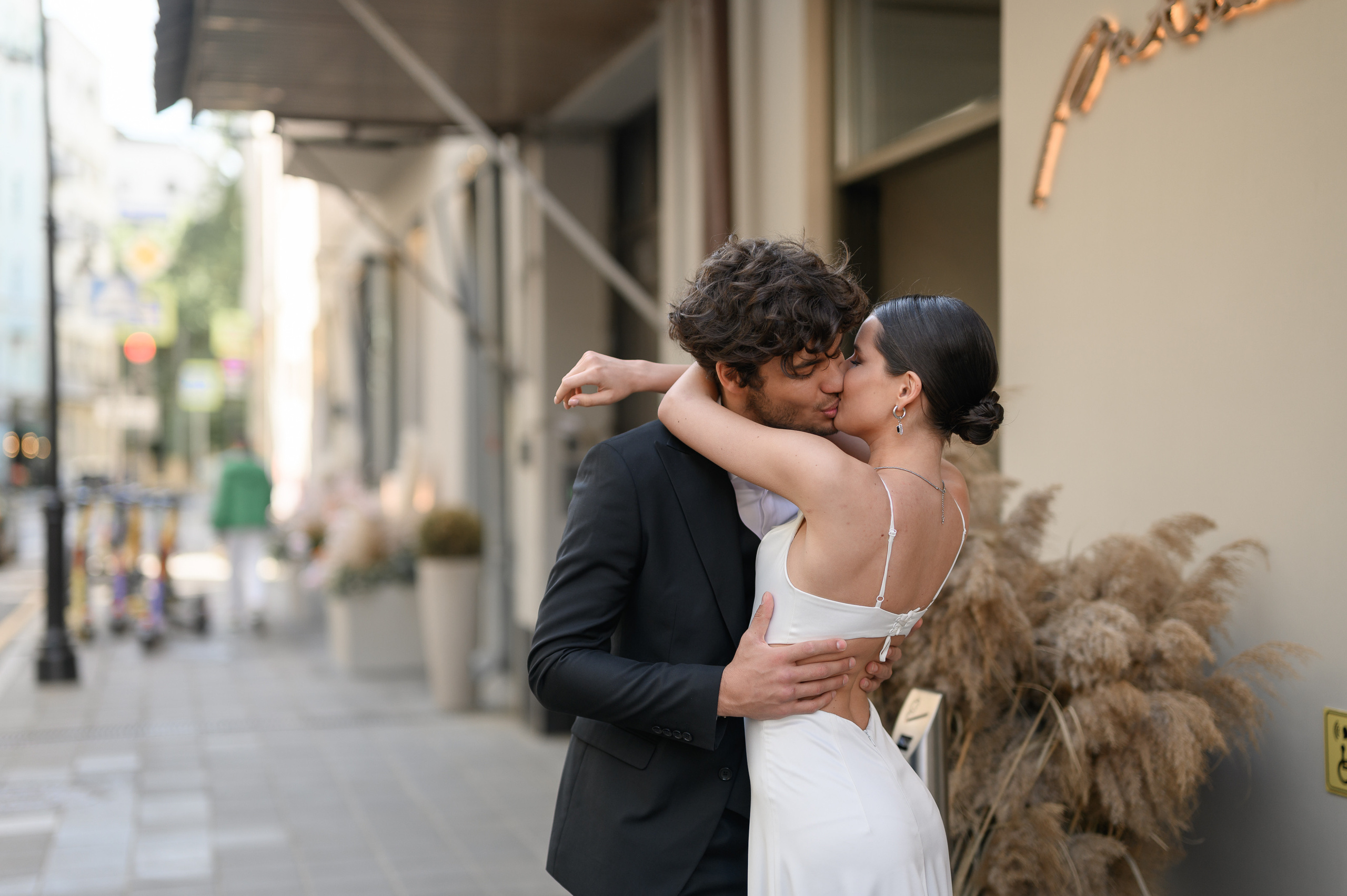 Свадебная прогулка на Патриарших. Semerlina.ru