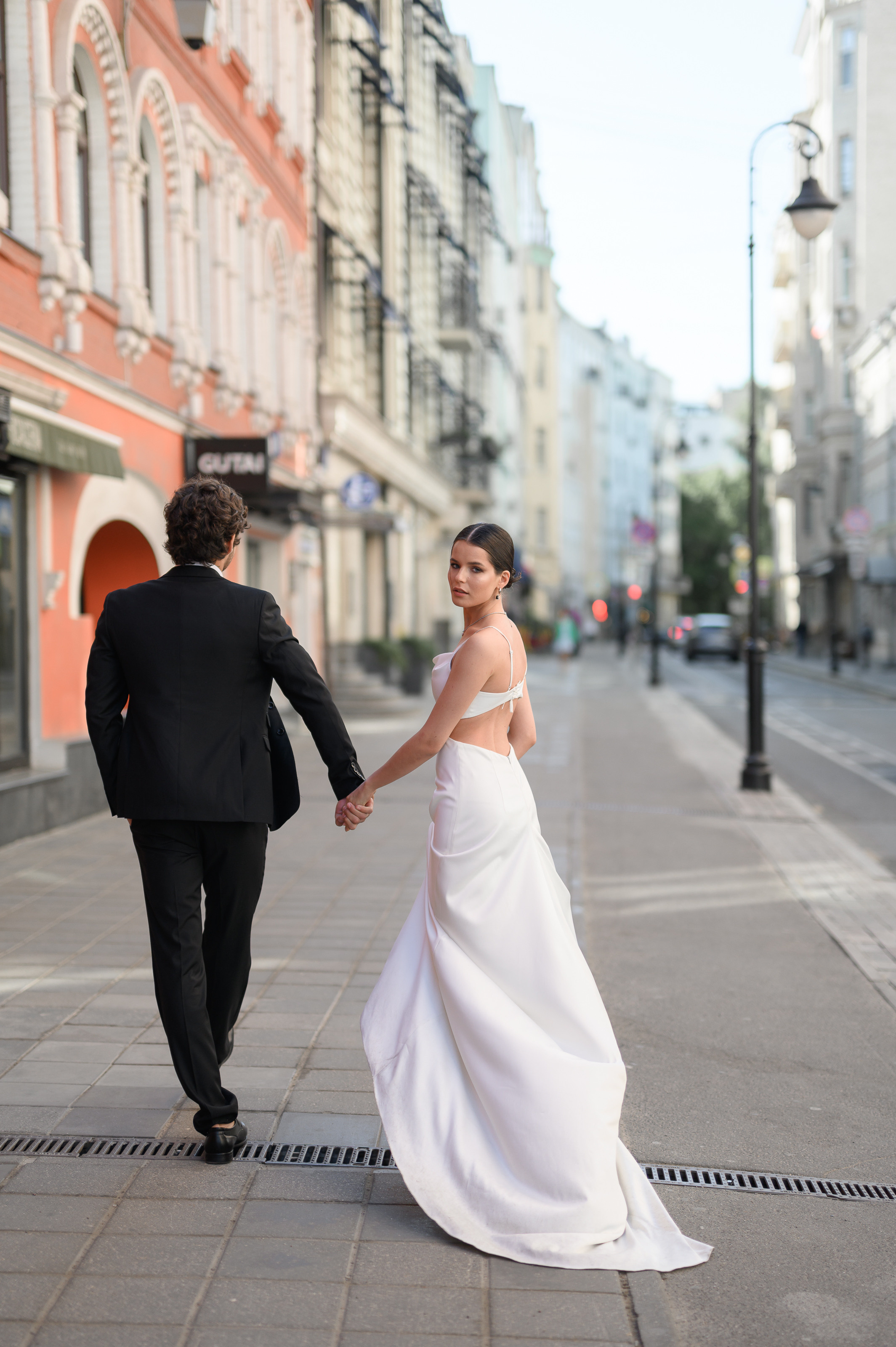 Свадебная прогулка на Патриарших. Semerlina.ru