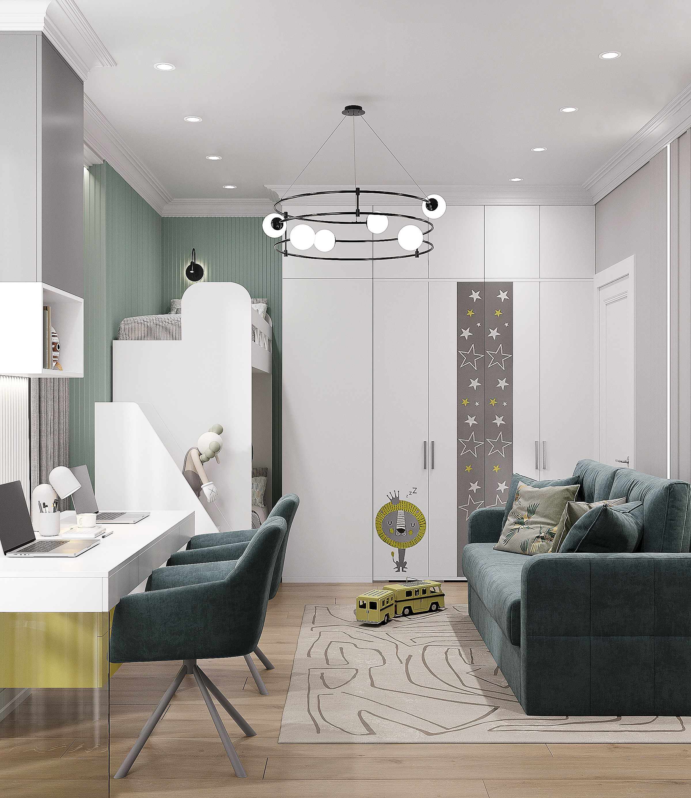 ЖК ЭНИТЕО, 71 м² | МОСКВА. Design interior-Samsonyan R