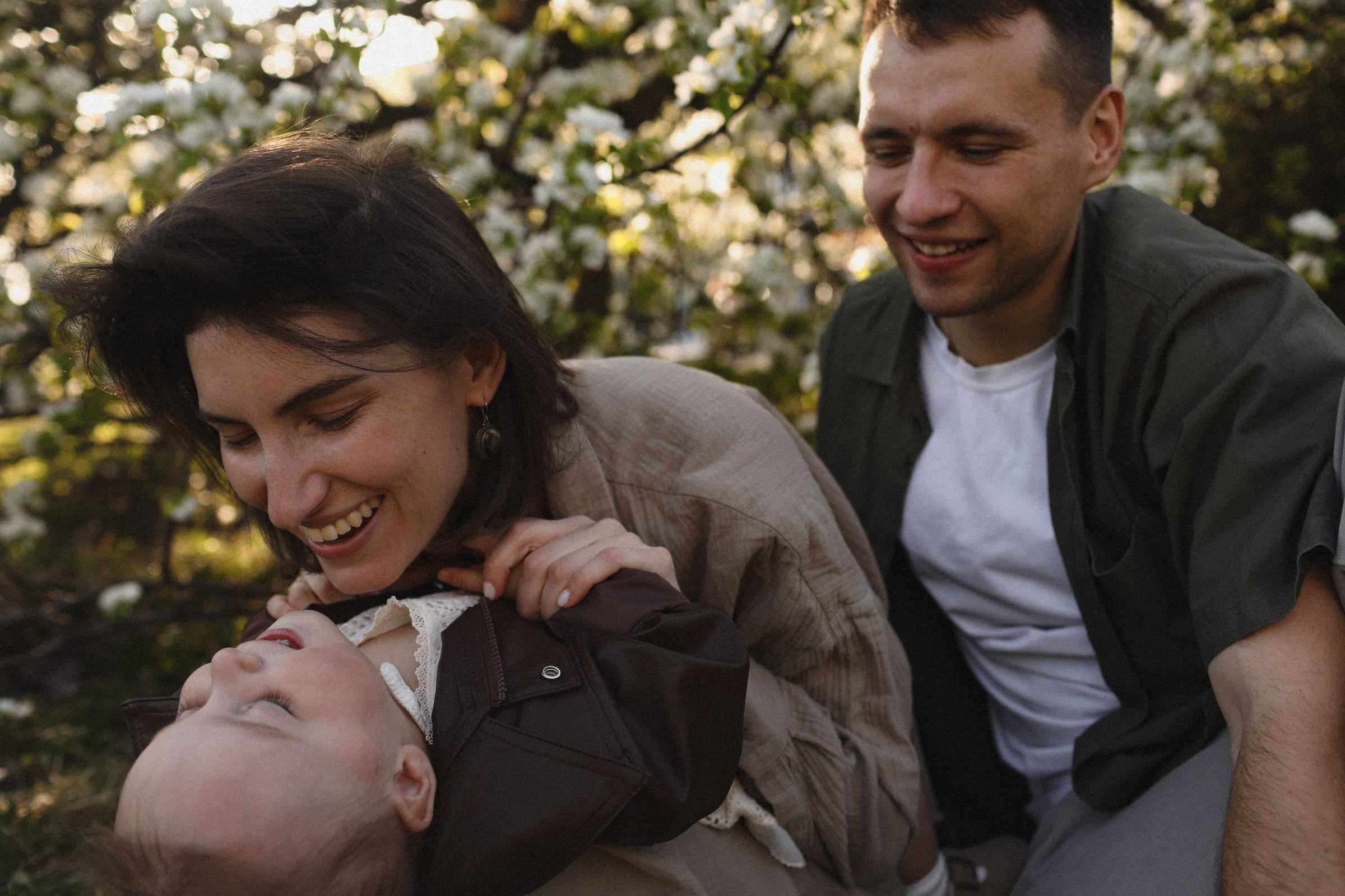 Цветущий апрель. Семейный фотограф в Москве Алевтина Носова