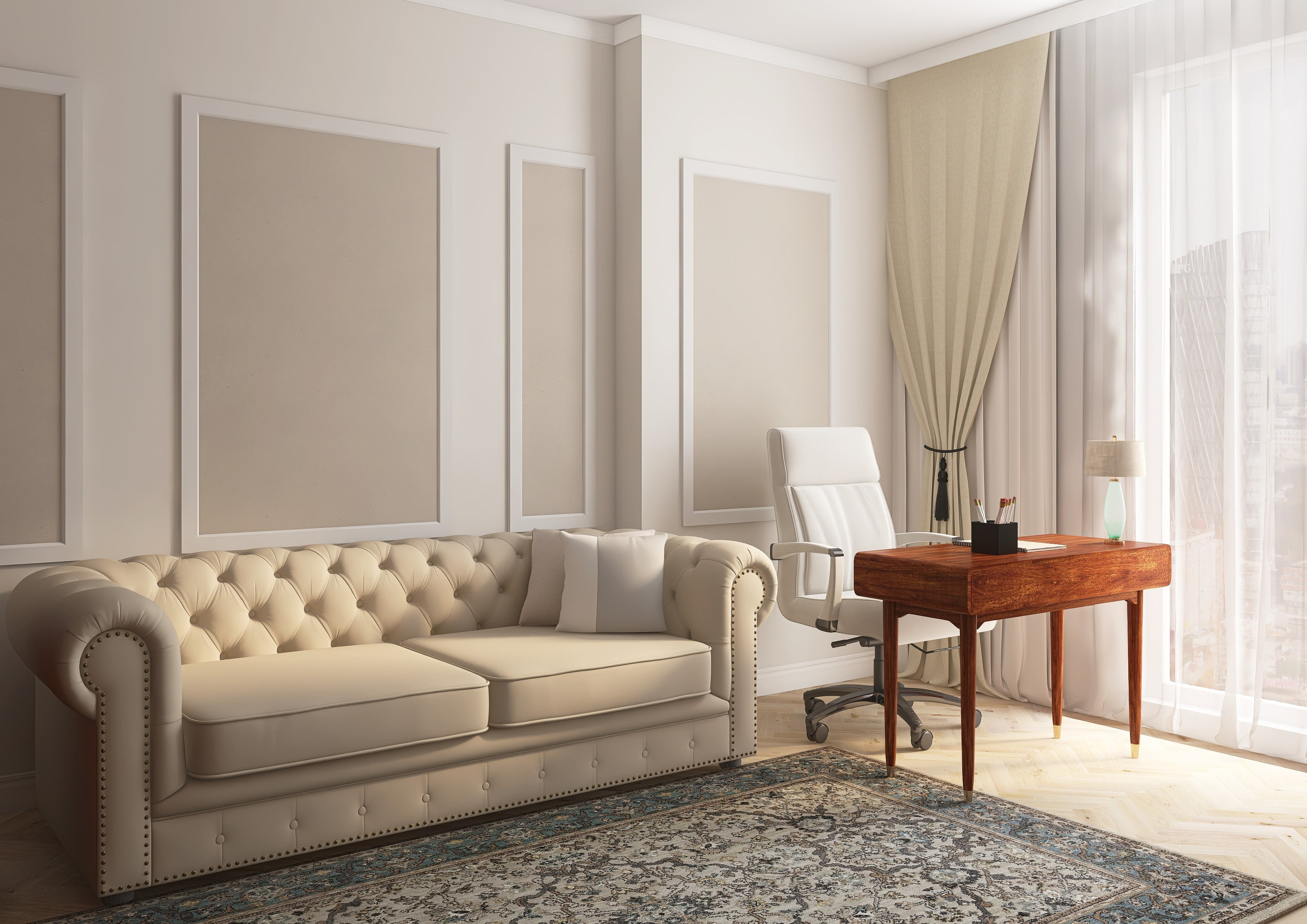 Дизайн-проект квартиры в ЖК «Нагатино I-Land». Главная