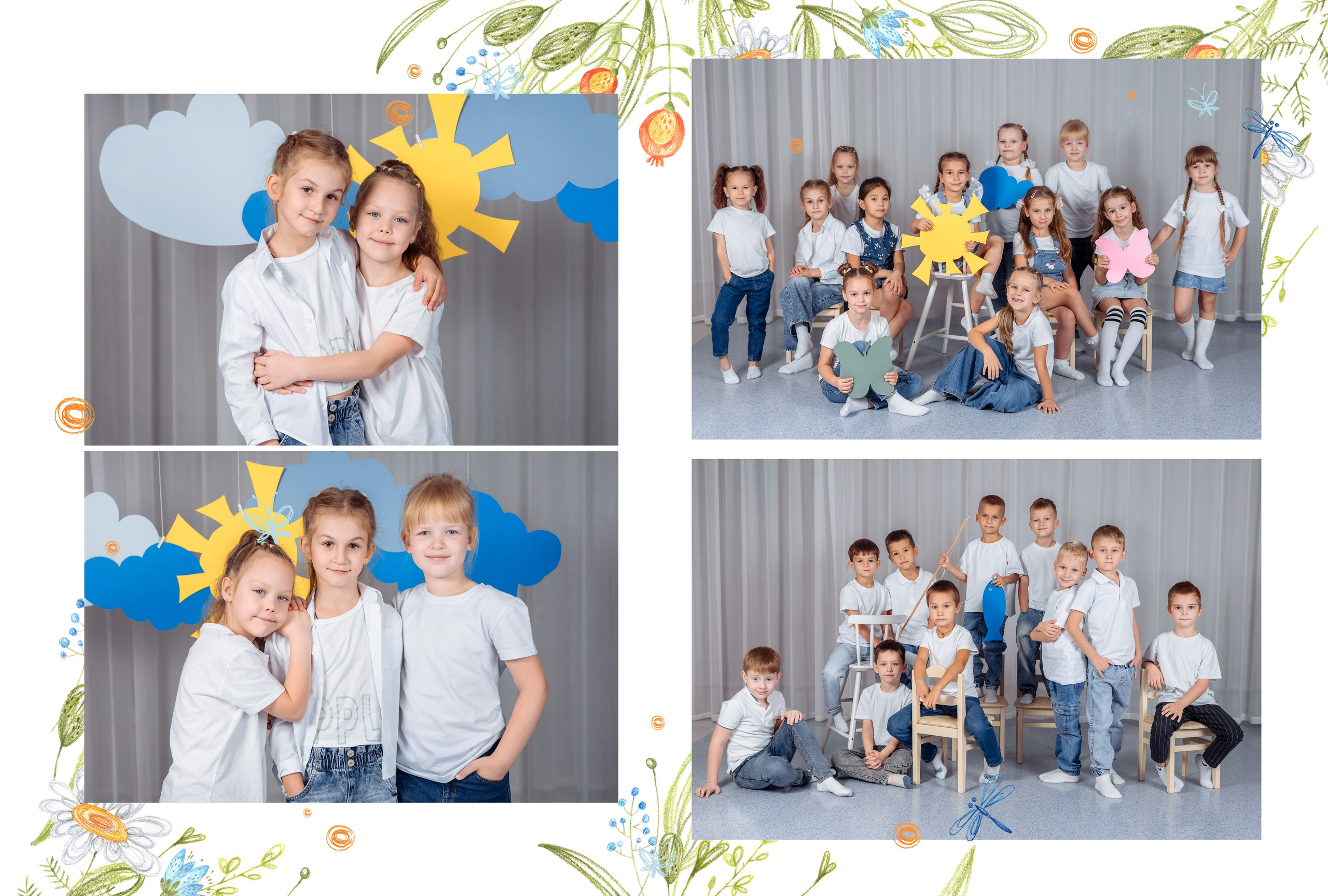 Выпускные альбомы для детских садов. Выпускные школьные фото­альбомы для школ и детских садов в Волгограде и Волжском