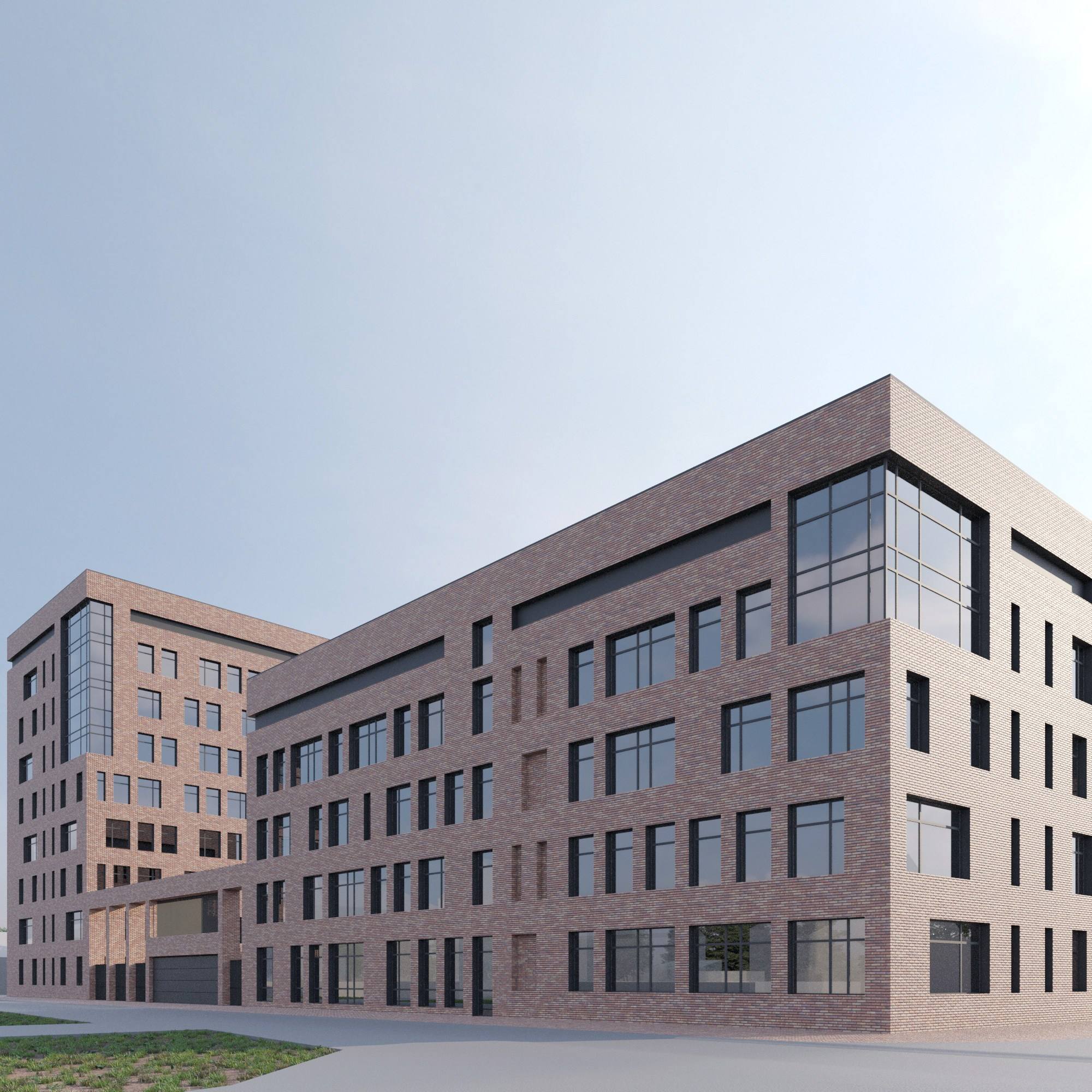 Многоквартирные дома / Dachnaya_GK Вариант 1. SAAS Селиванов Алексей Архитектурная Студия