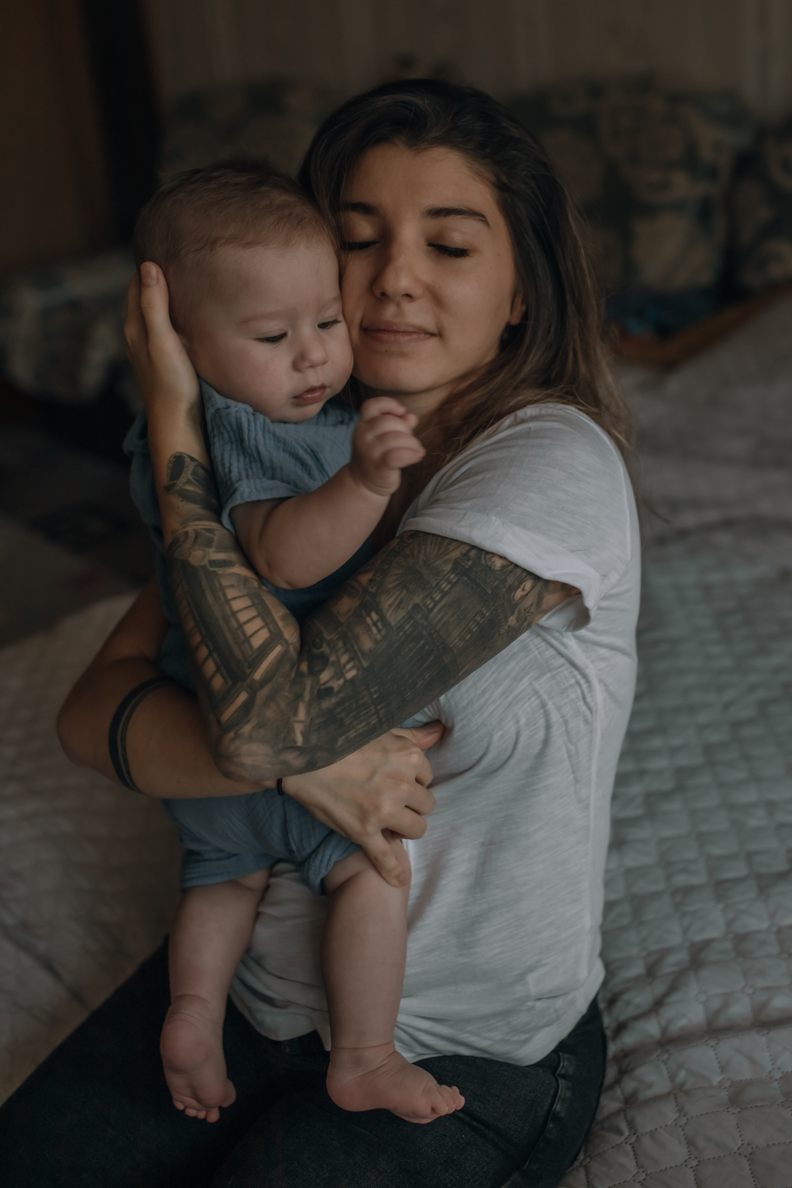 Майя, Марк и кот (домашняя съемка). Фотограф в Москве (готова приехать к вам в город)