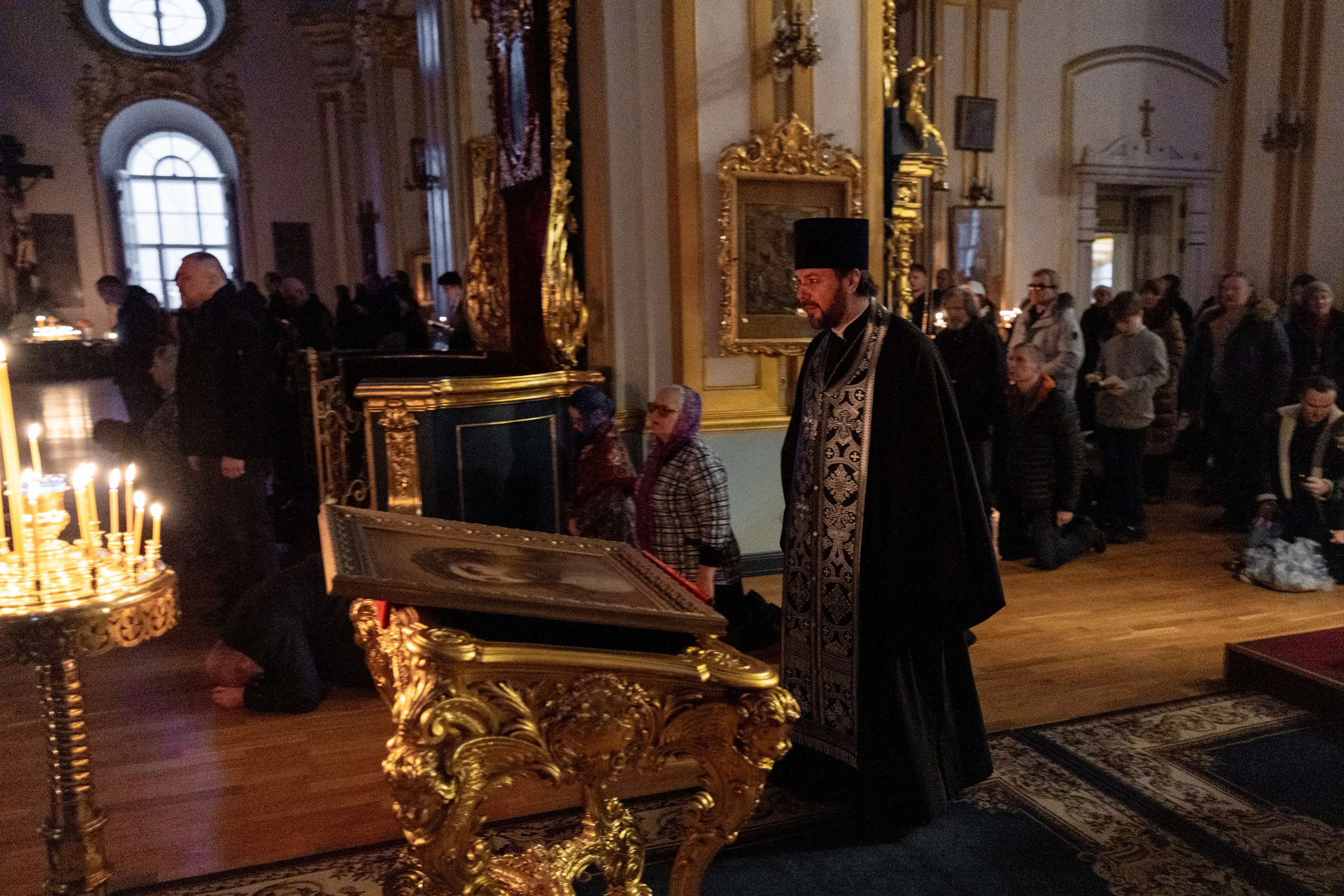 Великое повечерие с чтением Великого покаянного канона преп. Андрея Критского. НИКОЛО-БОГОЯВЛЕНСКИЙ МОРСКОЙ СОБОР