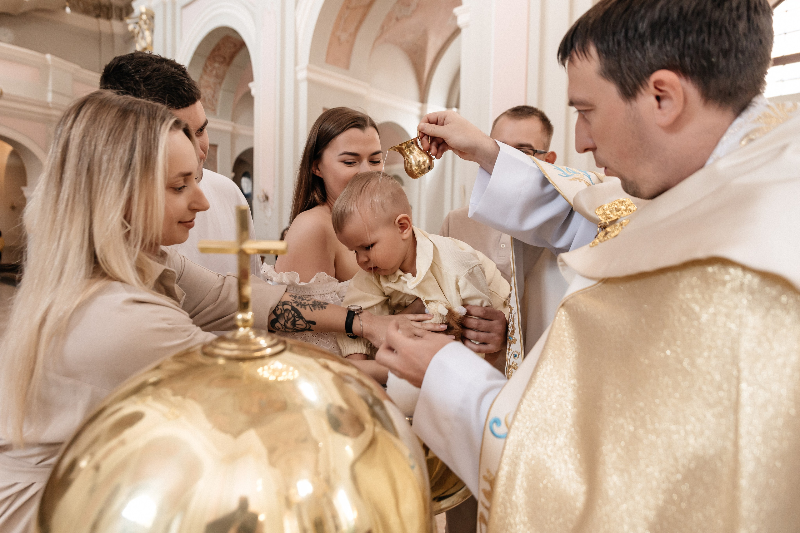 Крещение Макара. Семейный фотограф Минск Усова Ольга