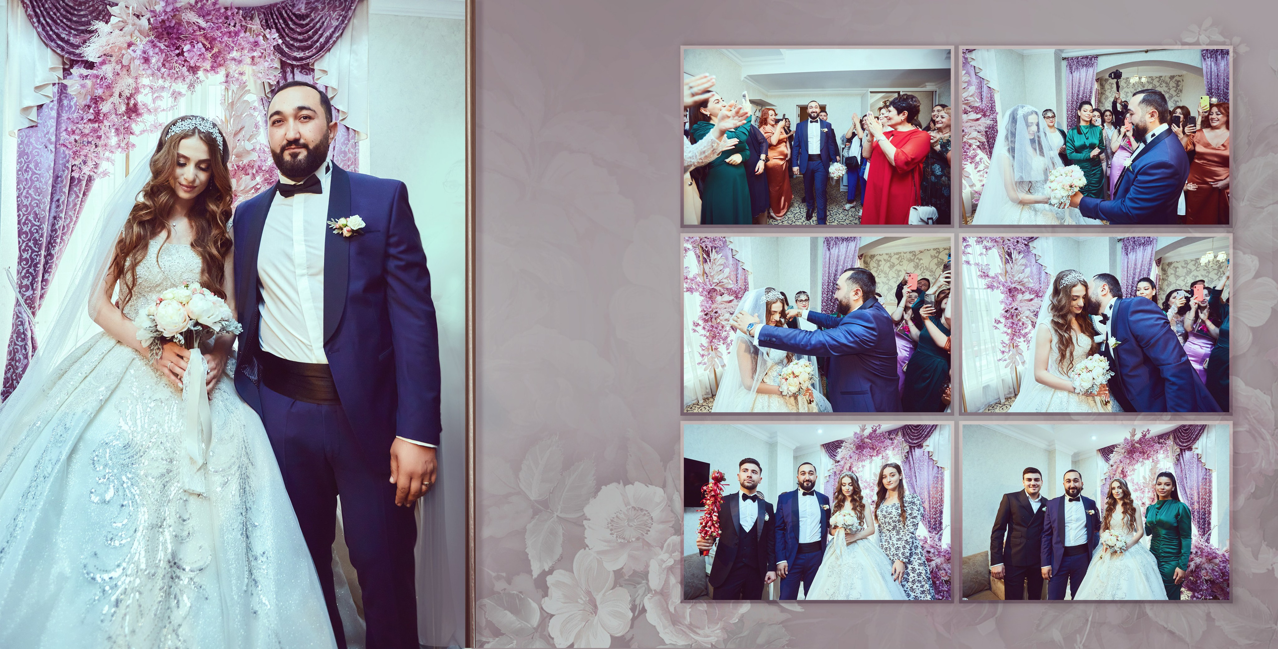 Свадебная фотокнига. Фотограф Кирсанова Наталия. Фотохудожник Наталия Кирсанова