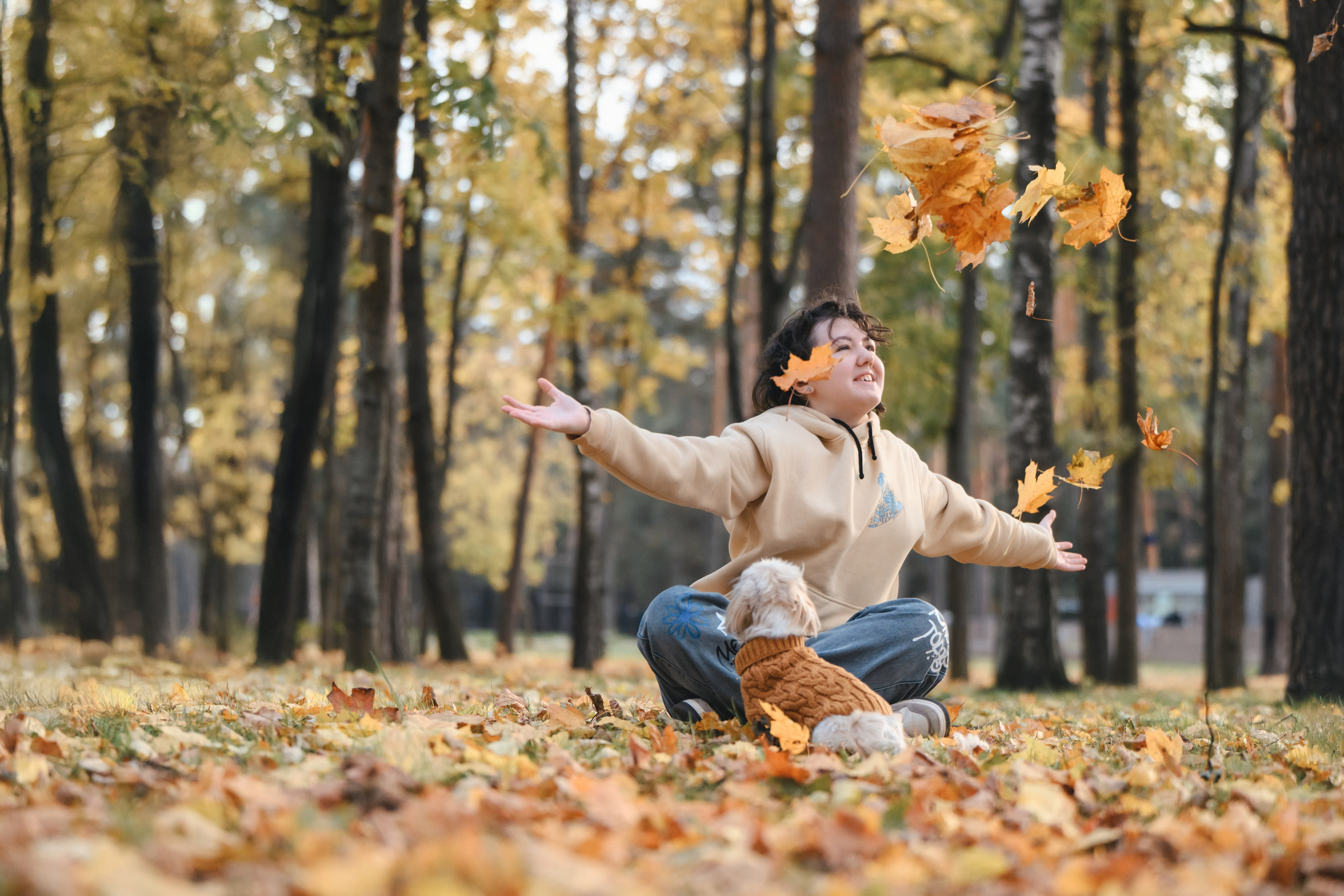 Ирина и Винни. Фотограф Анималист в Москве Анастасия Жучкова