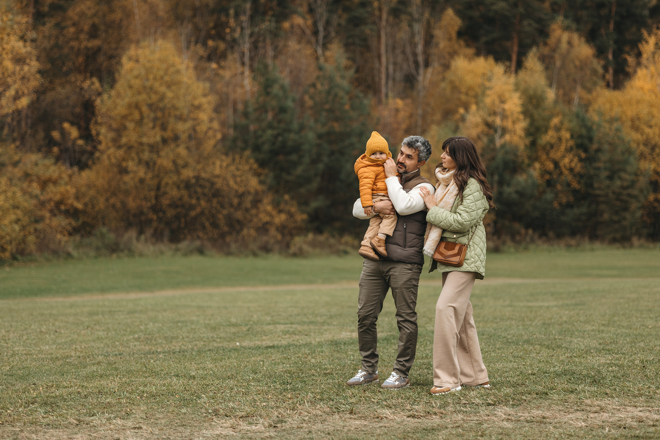 Осенняя семейная съемка. Фотограф Анималист в Москве Анастасия Жучкова