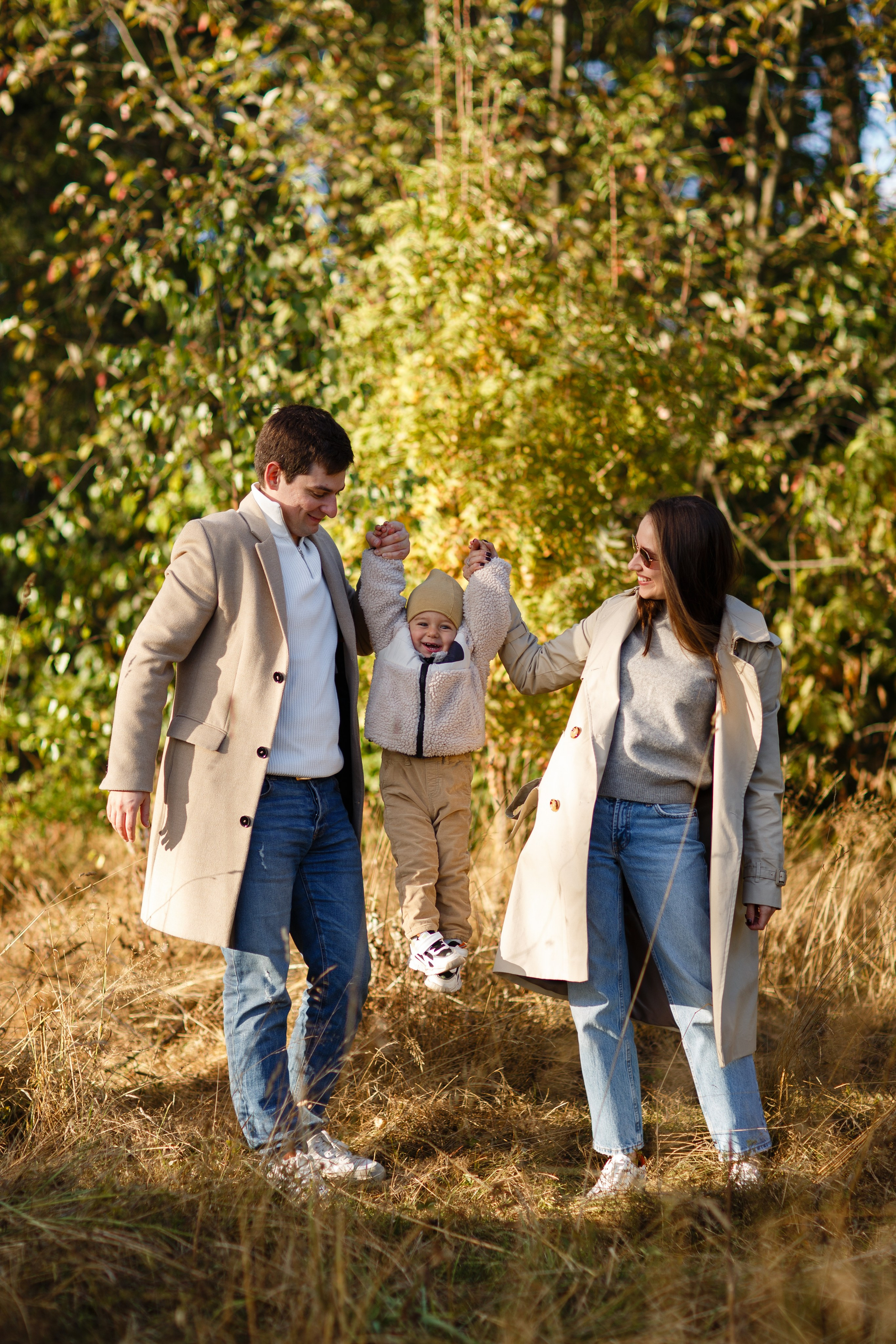 Осенняя прогулка на Барских прудах. Семейный фотограф Фрязино Зрячева Кристина