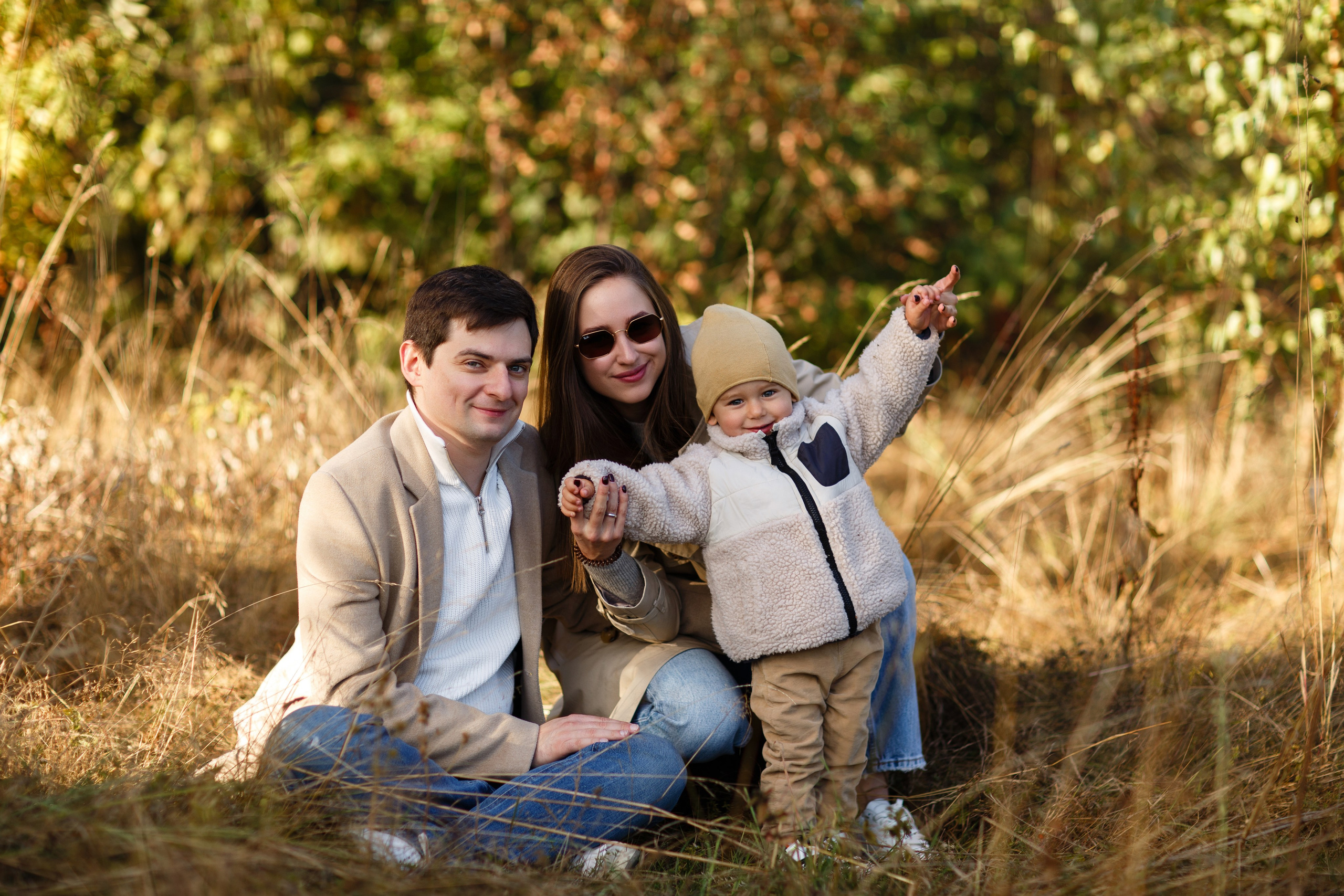 Осенняя прогулка на Барских прудах. Семейный фотограф Фрязино Зрячева Кристина