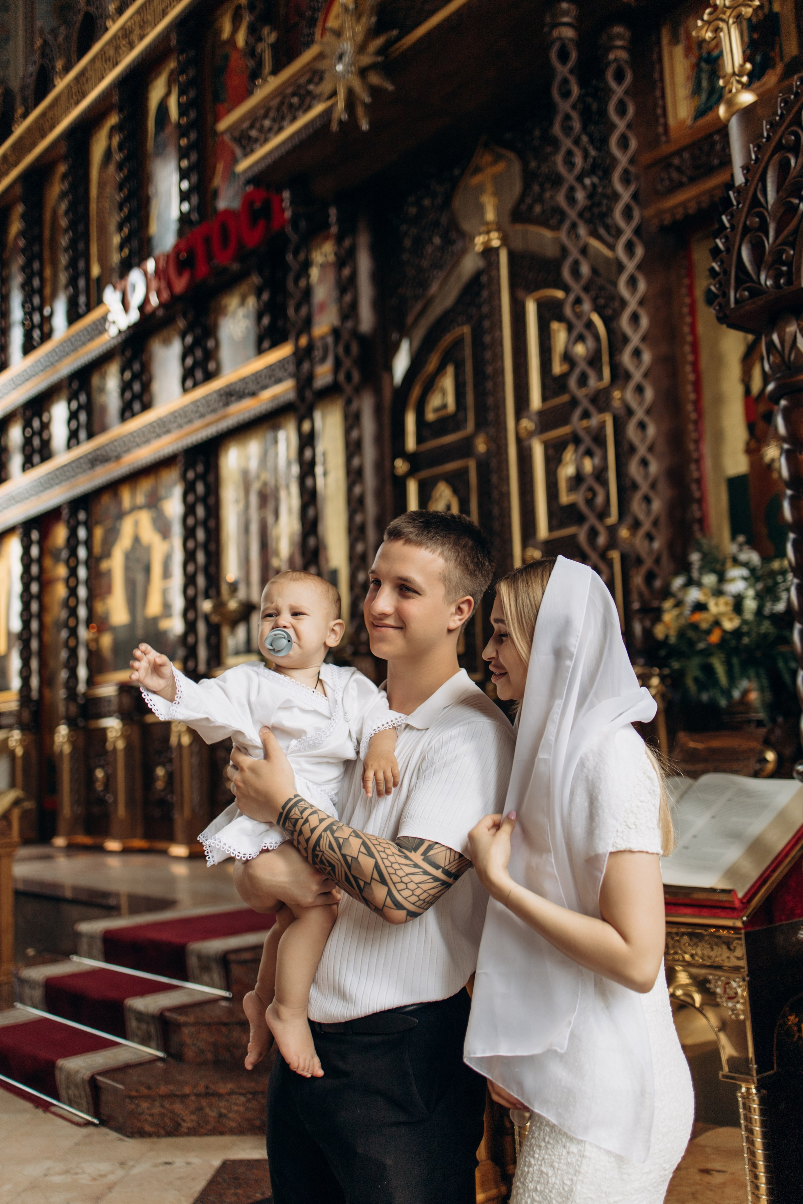 Крещение Радмира. Самый теплый фотограф в Краснодаре Рябоконь Ксения