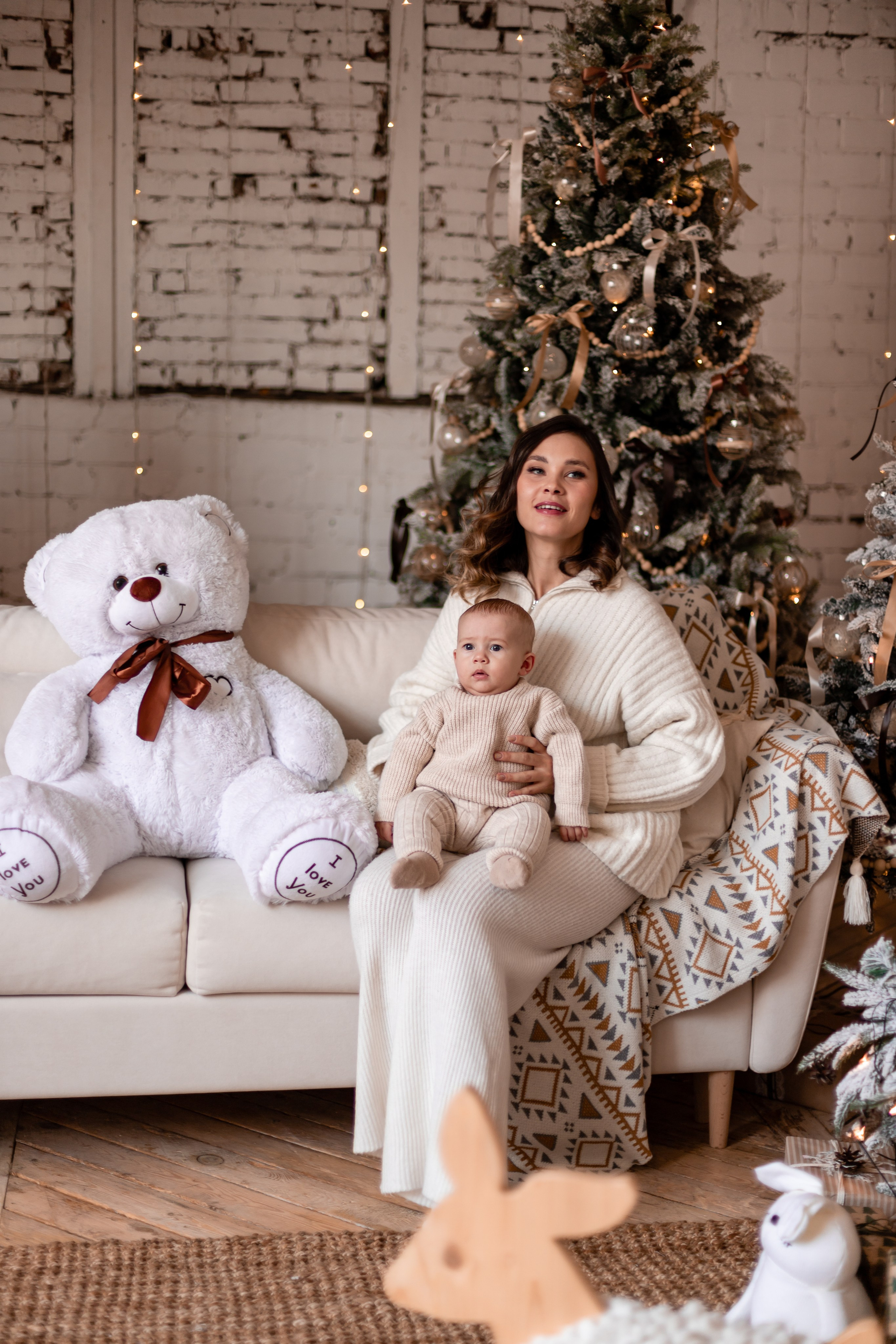 Семейная Новогодняя фотосессия. Семейный и детский фотограф в Хабаровске Алевтина Проскурякова