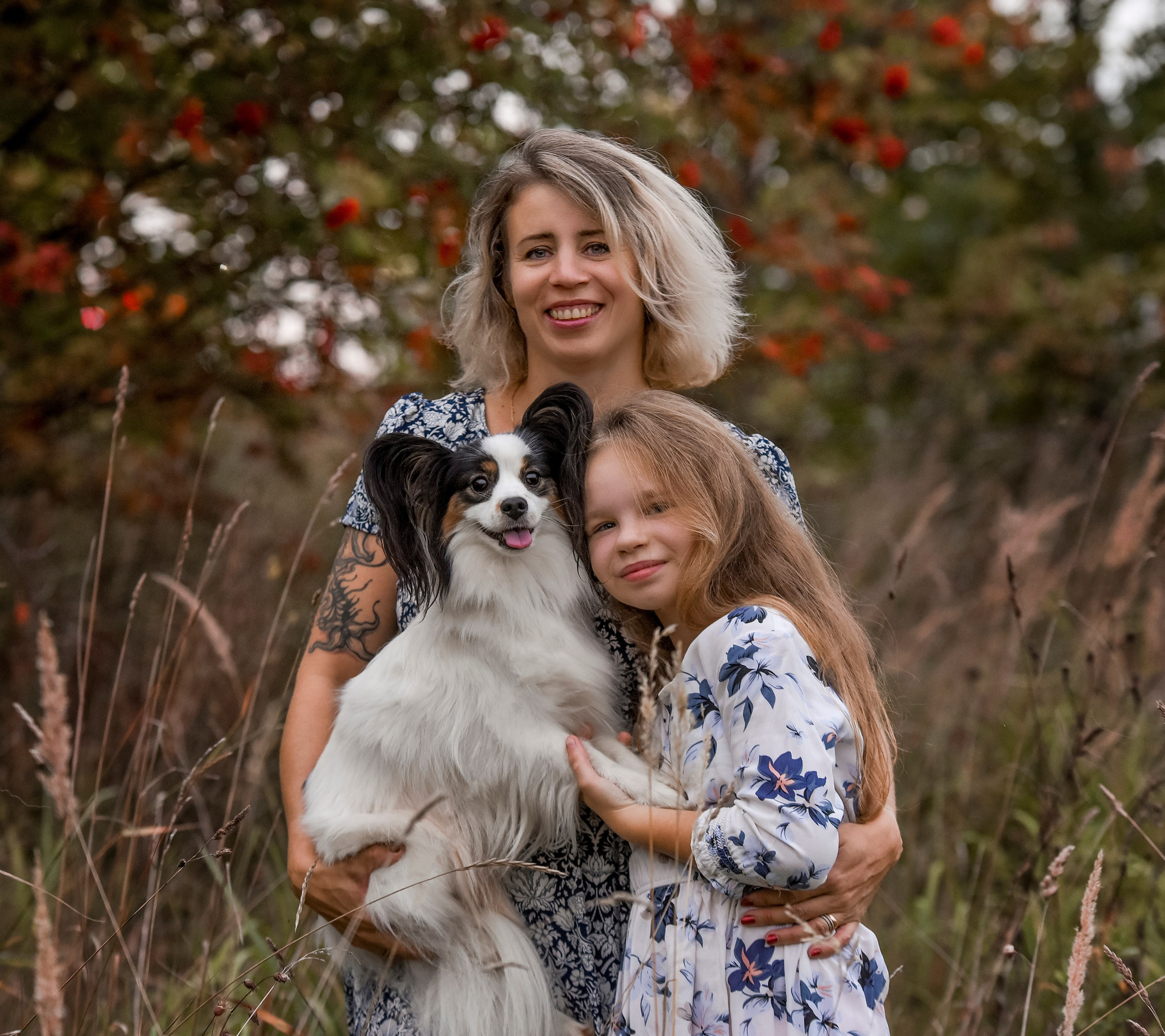 Фотопрогулка, семейная съемка, фотосессия с друзьями, фотосессия с питомцем, собака