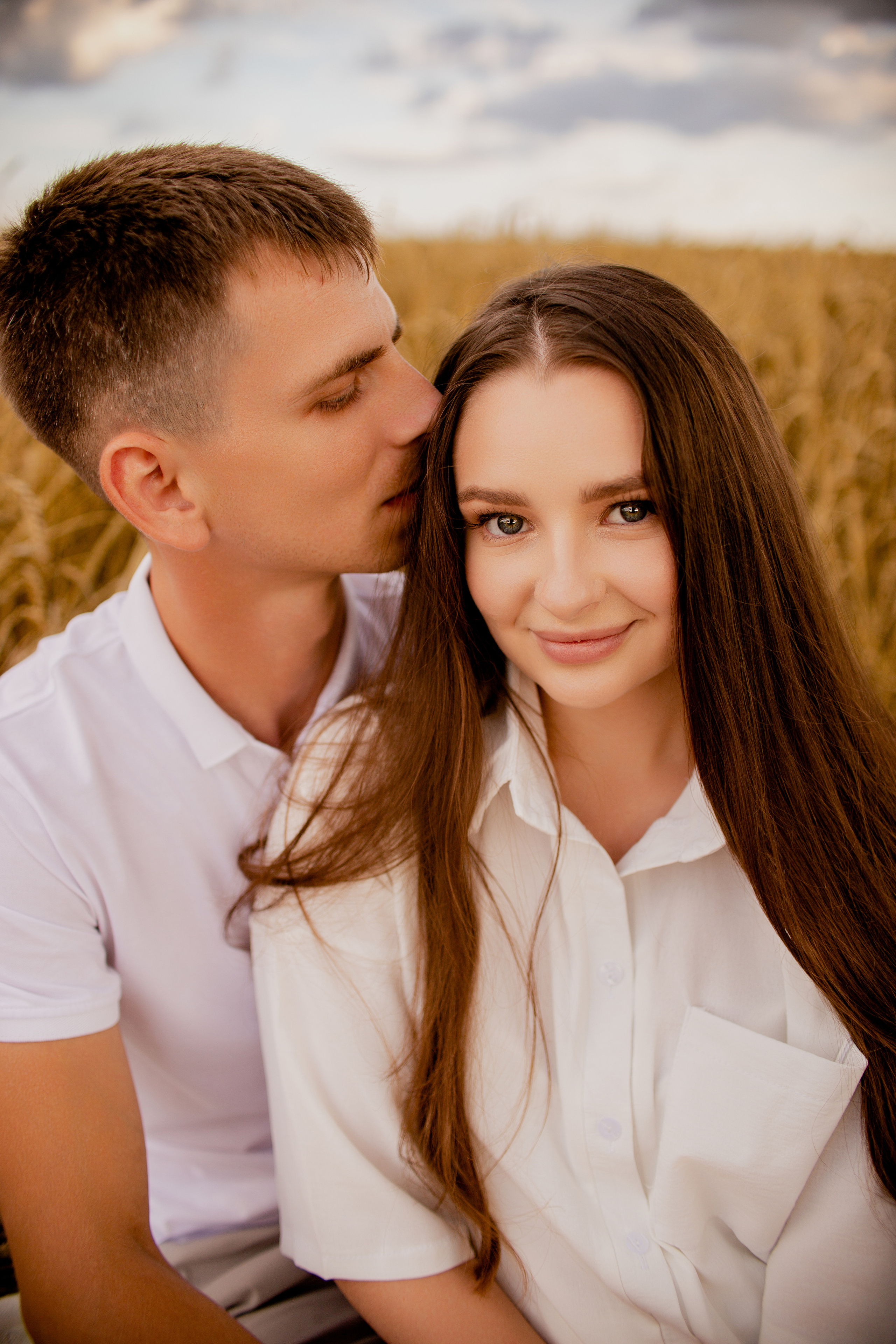 Трое в пшенице. Семейный фотограф в Рязани Харламова Влада